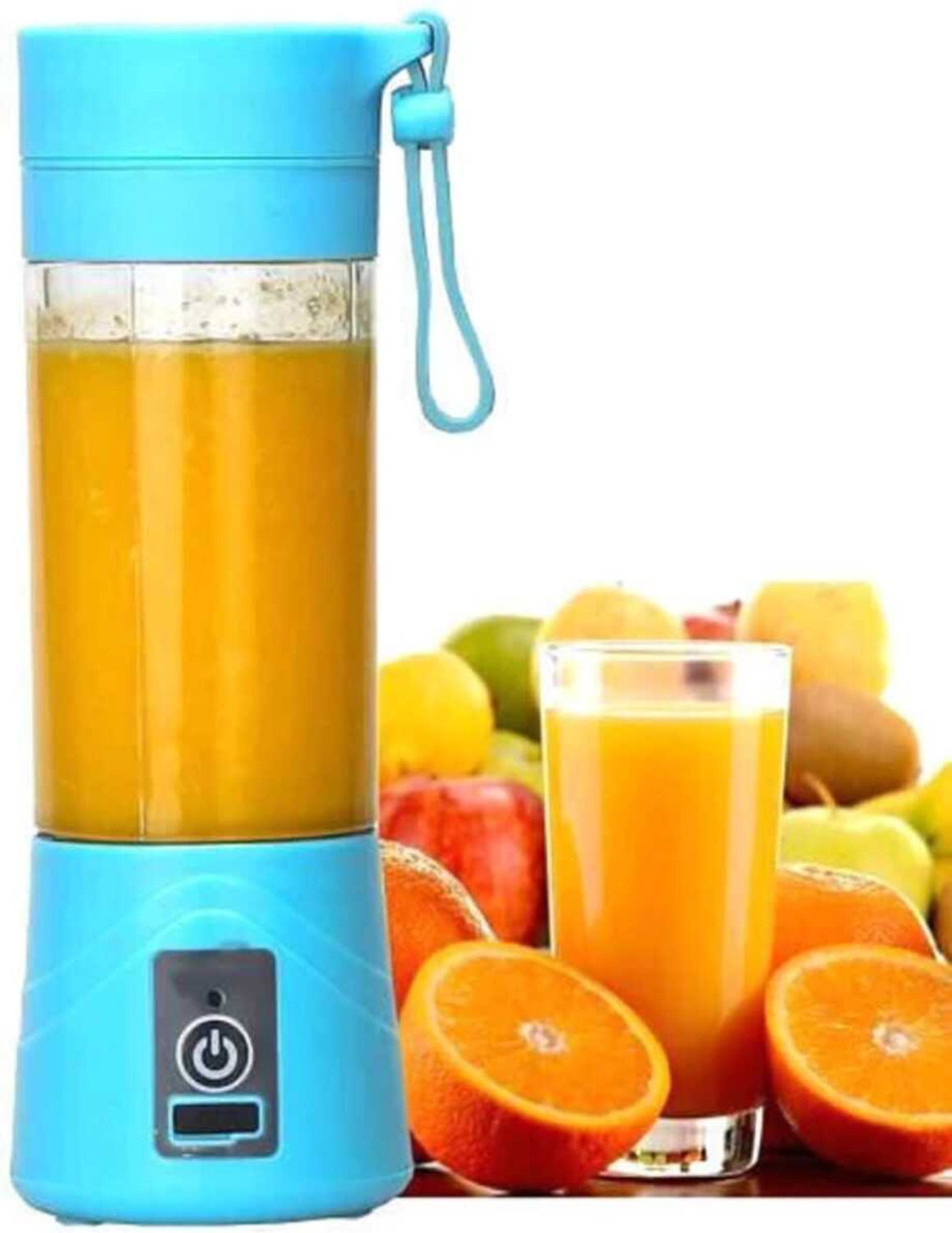 Image of MAHNOOR ENTERPRISES NG-01 Portable & Rechargeable USB Juicer Blender | 380ml Mini Smoothie Maker 240 W Juicer Mixer Grinder