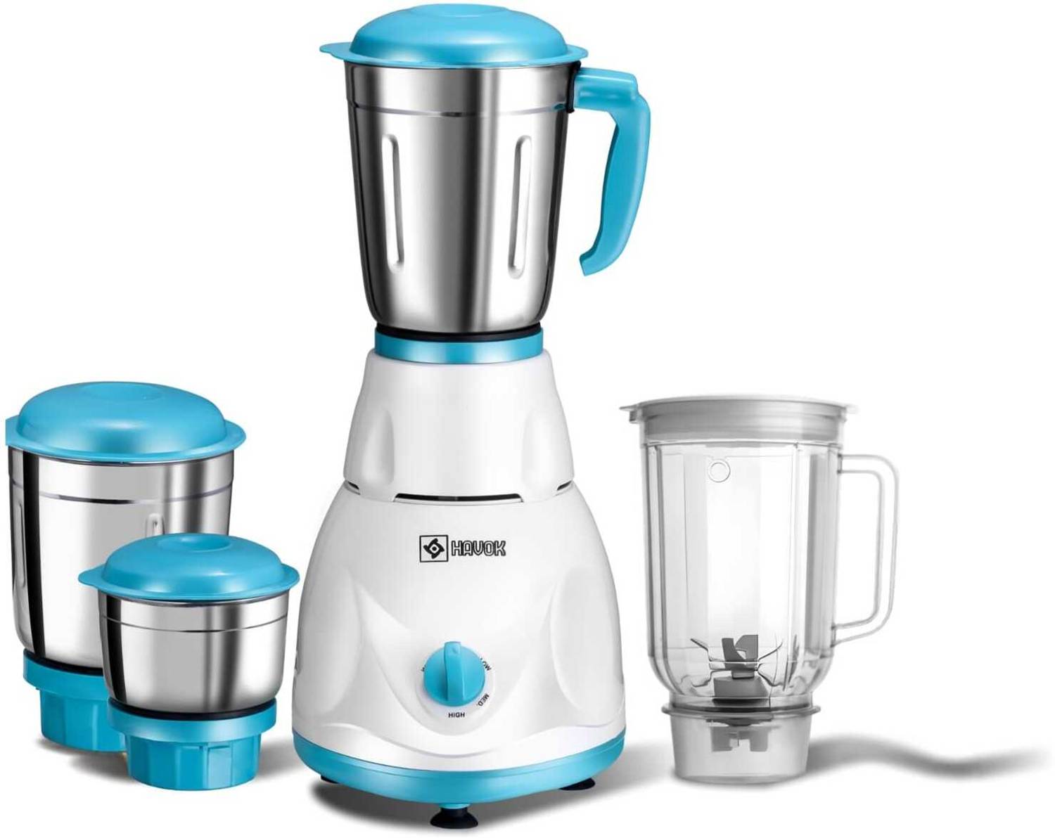 Havok 750 Watt Juicer Mixer Grinder with 4 Jars 750 W Juicer Mixe