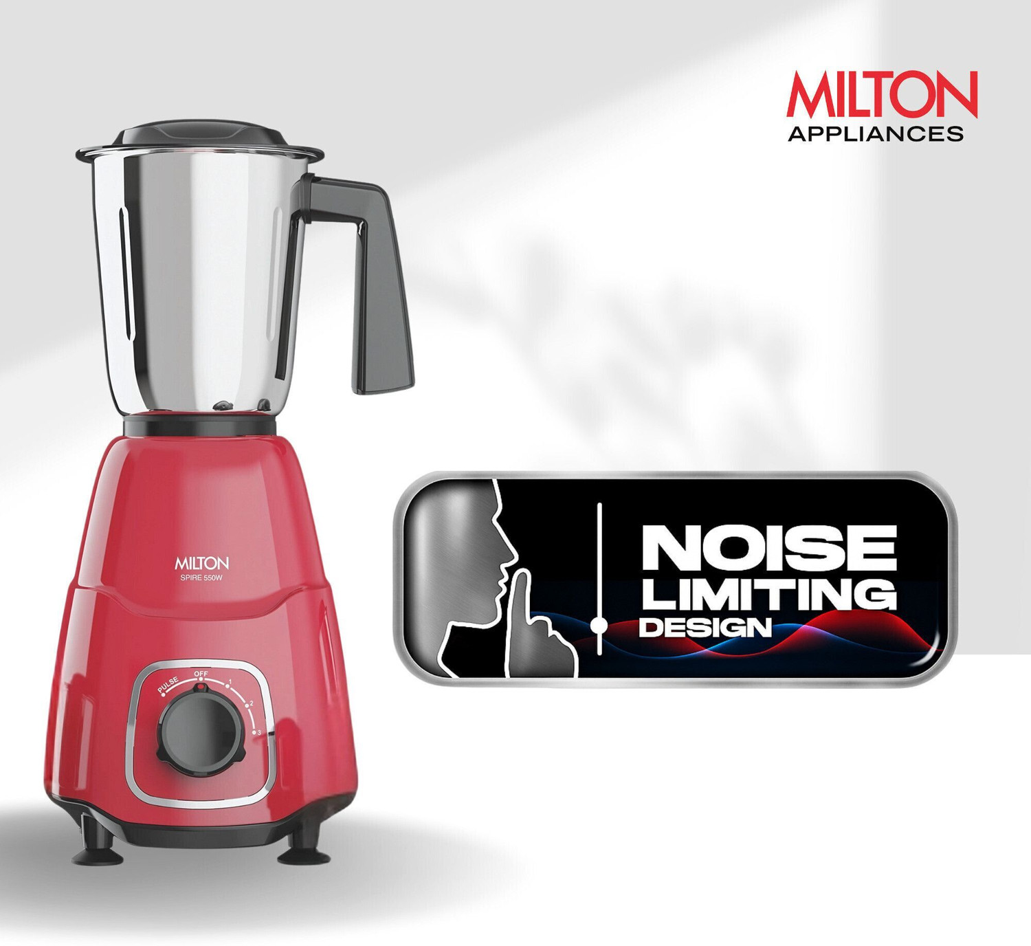 Image of MILTON Spire 550 W Juicer Mixer Grinder