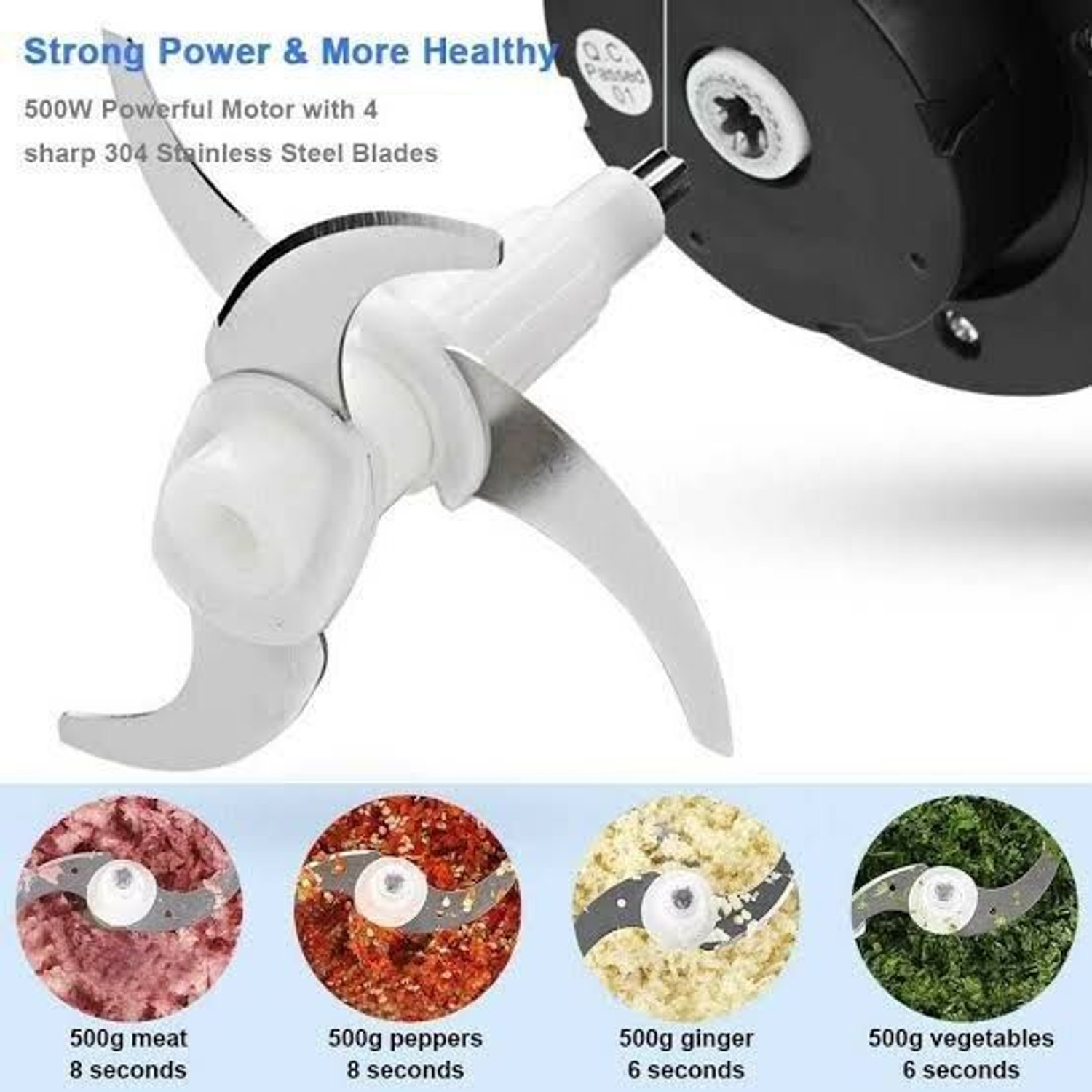 Image of WIZMATE Hand Juicer 300 W Juicer Mixer Grinder