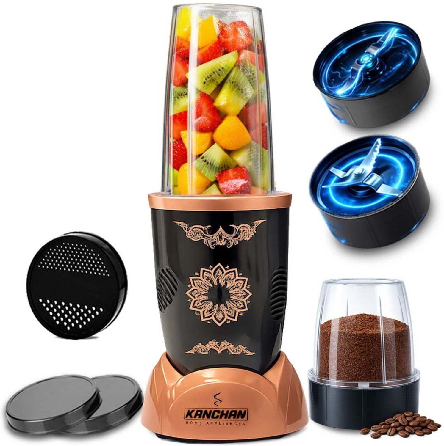 Image of KANCHAN Nutri Blender Spark X-1 450 W Juicer Mixer Grinder