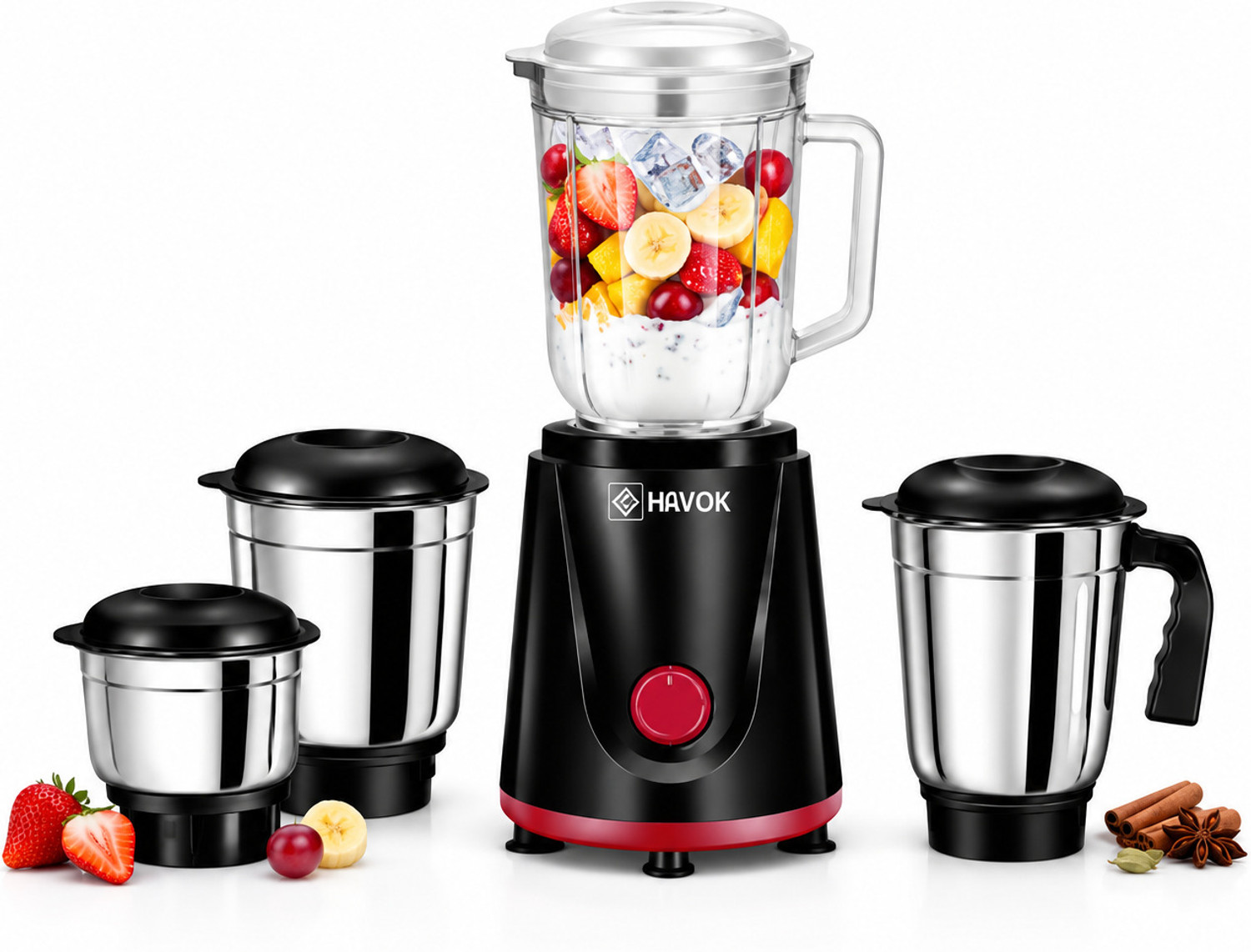Image of Havok Valuemix 750 W Juicer Mixer Grinder