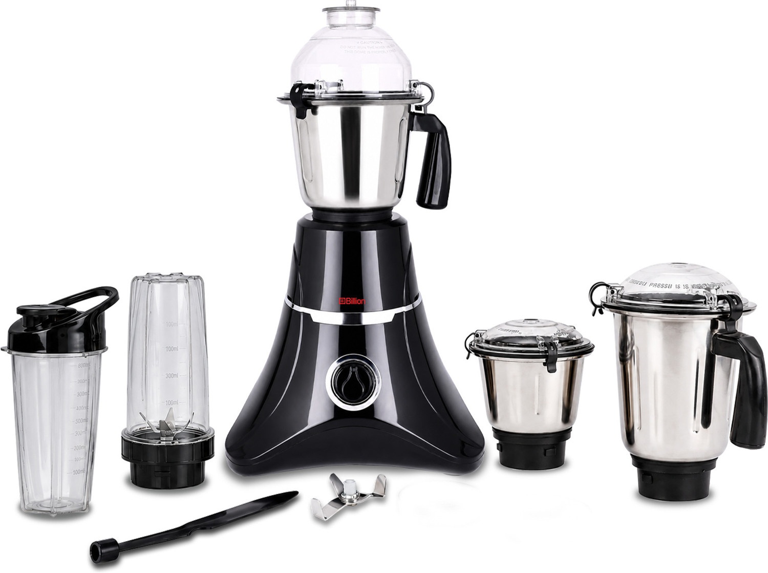 Image of Billion 3 Jars + Nutri & Sipper Jars with Coarse mode 750 W Juicer Mixer Grinder