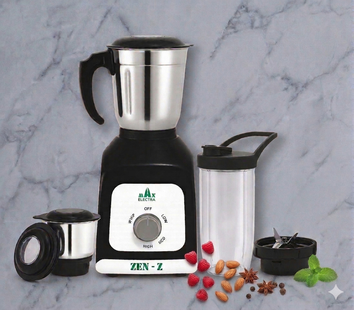 Image of MAX ELECTRA ZEN-Z18 500 W Juicer Mixer Grinder