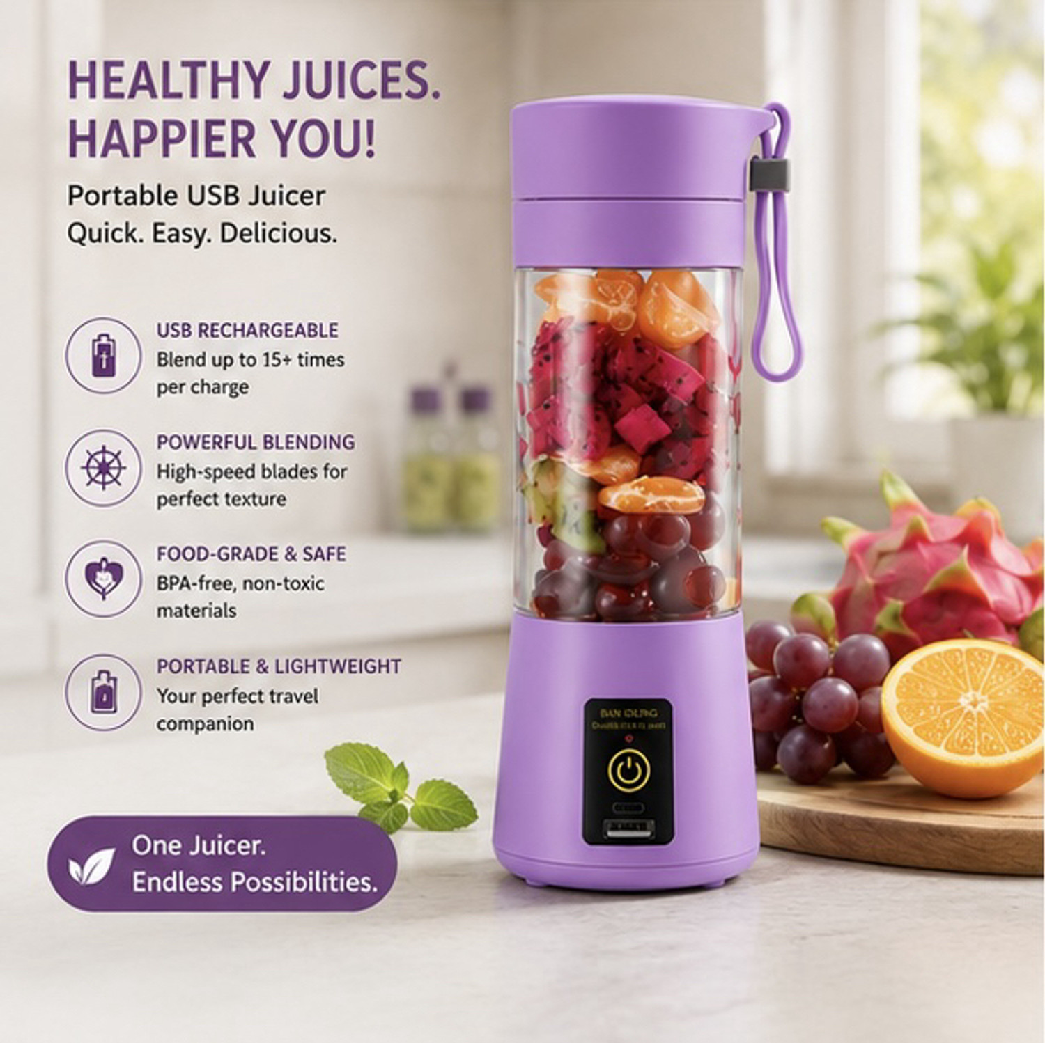Image of EAZYKART 02 25 W Juicer Mixer Grinder