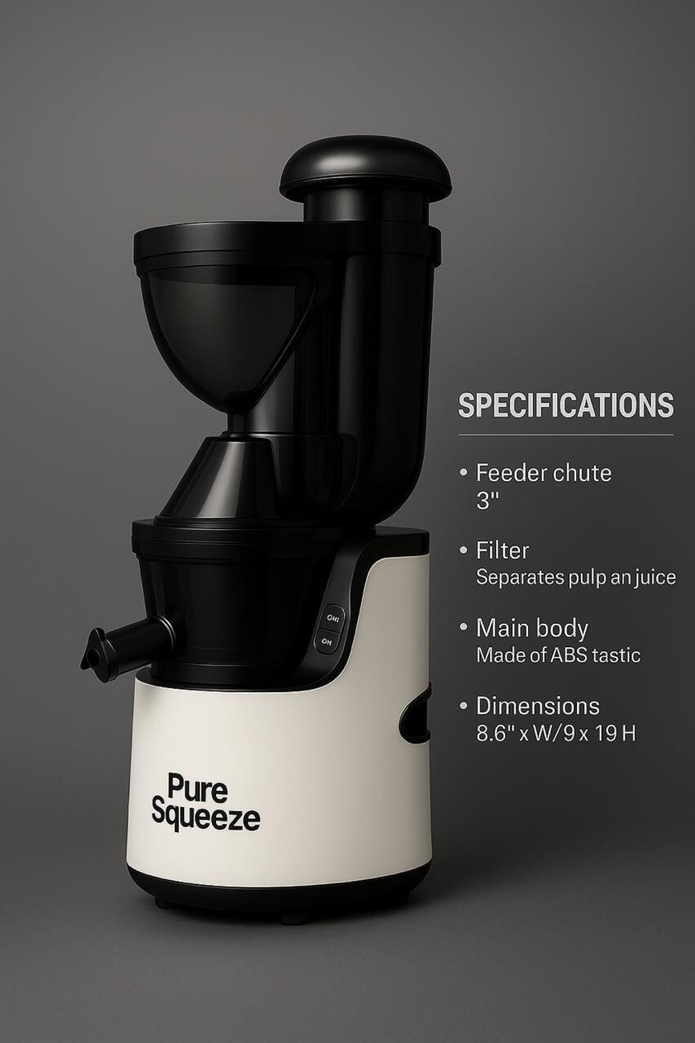 Image of Pure Squeeze PURE 4545 Sorbet 300 W Juicer