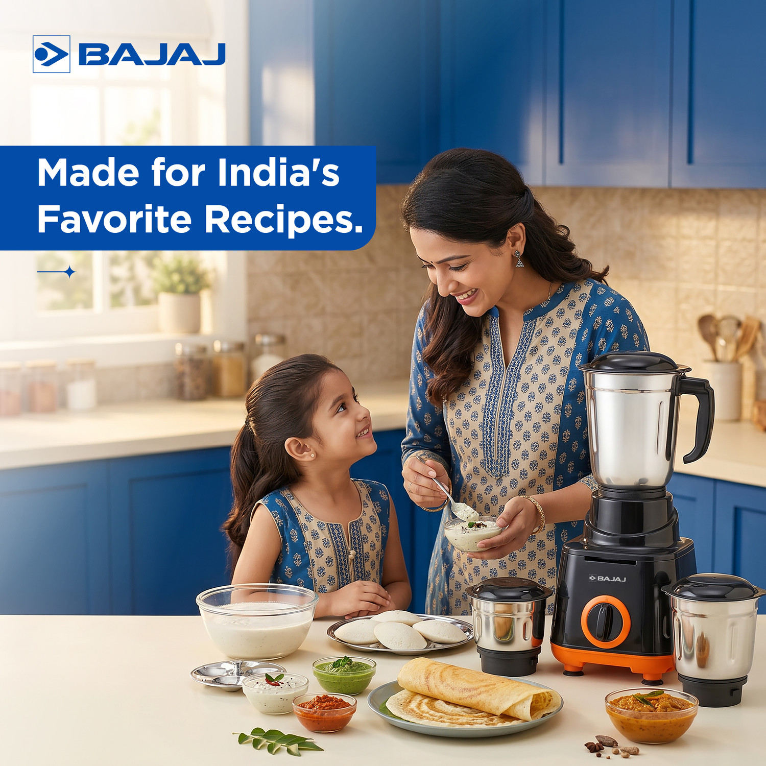 Image of BAJAJ Rex 500 W Mixer Grinder