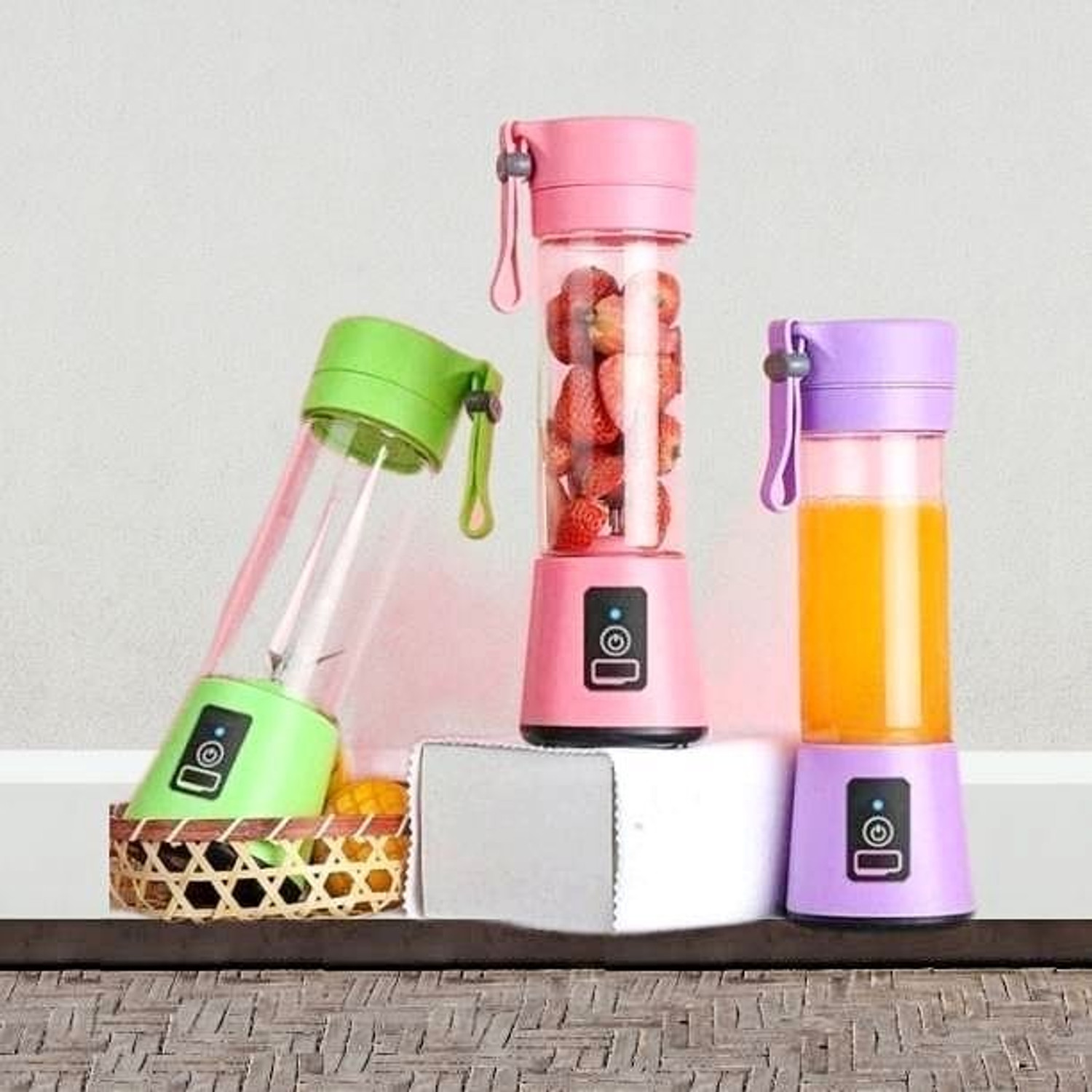 Image of JayGopalTrendz Electric Fruit Juicer Maker USB Rechargeable Mini Juicer Mixer GrinderMF487 350 W Juicer Mixer Grinder