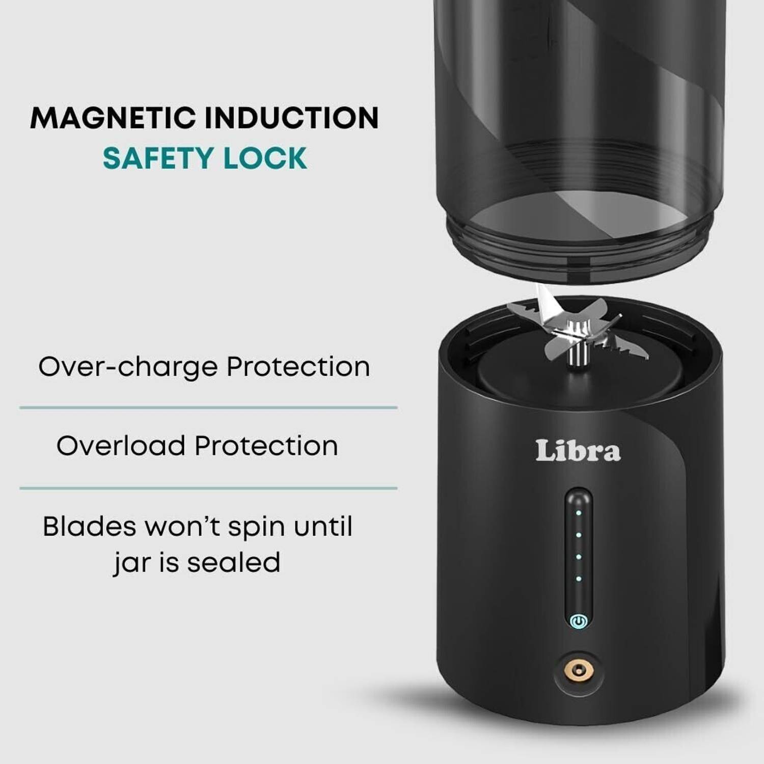 LIBRA 200W Rechargeable Portable Blender - Image 5