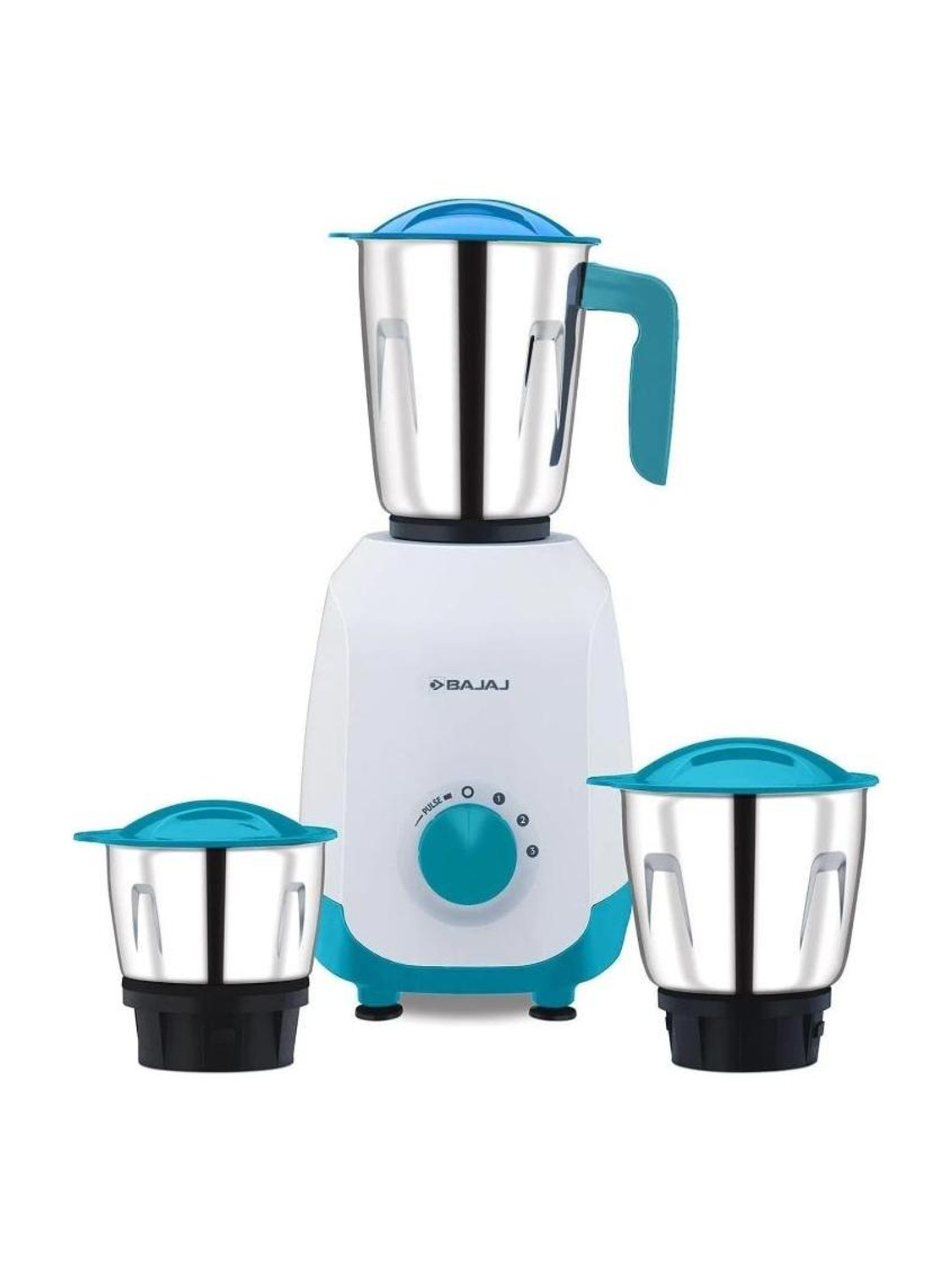 Image of BAJAJ Notch 500w 500 W Mixer Grinder (NOTCH 500W | 3 Jars | Blue)