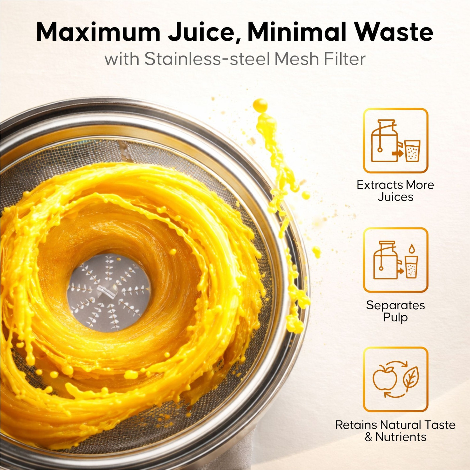 Image of Double Safety Vienna Best Electric Juicer for Home 500 W Juicer