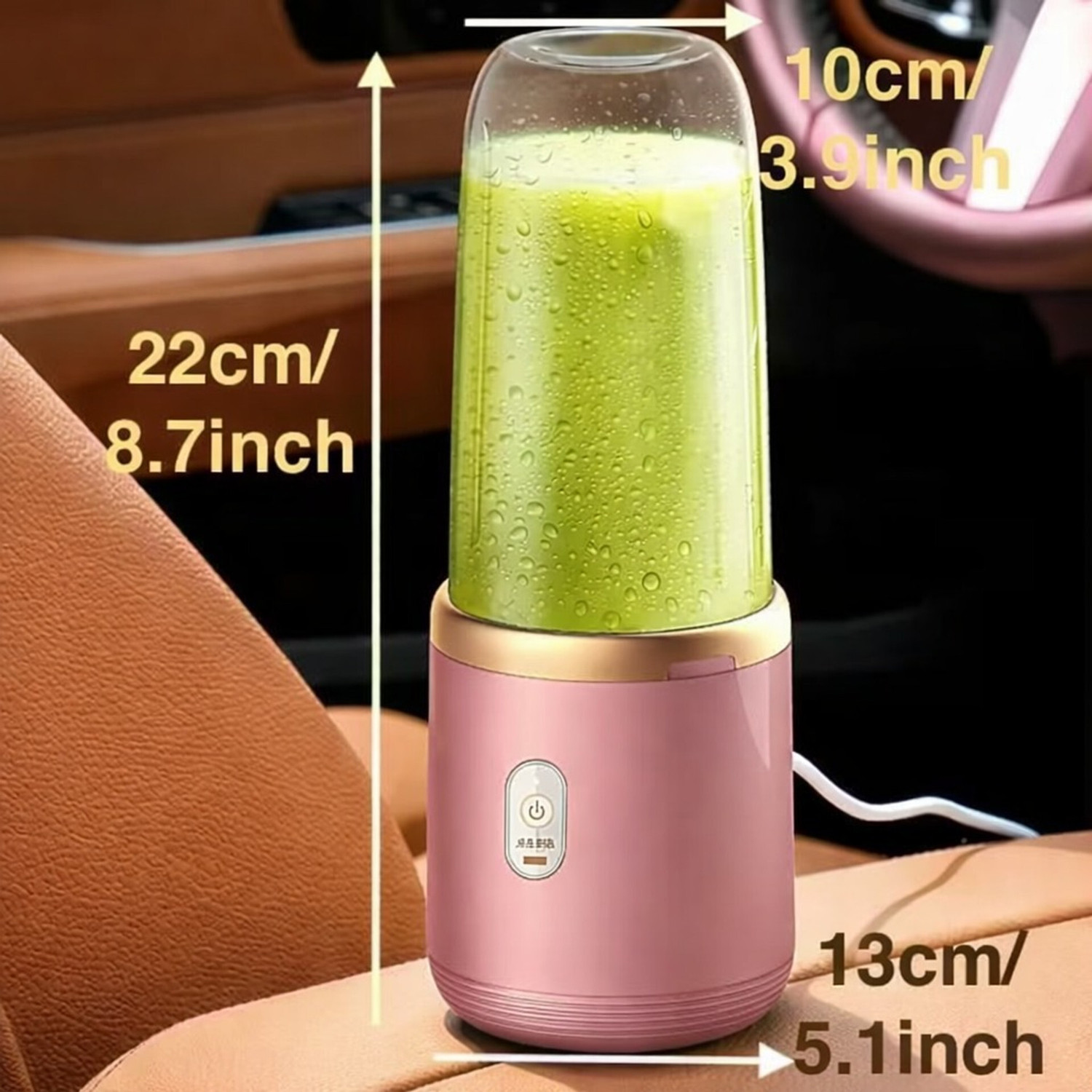 Image of Tazomi Portable USB Rechargeable Juicer Blender Mini Smoothie Maker Bottle 126 W Juicer