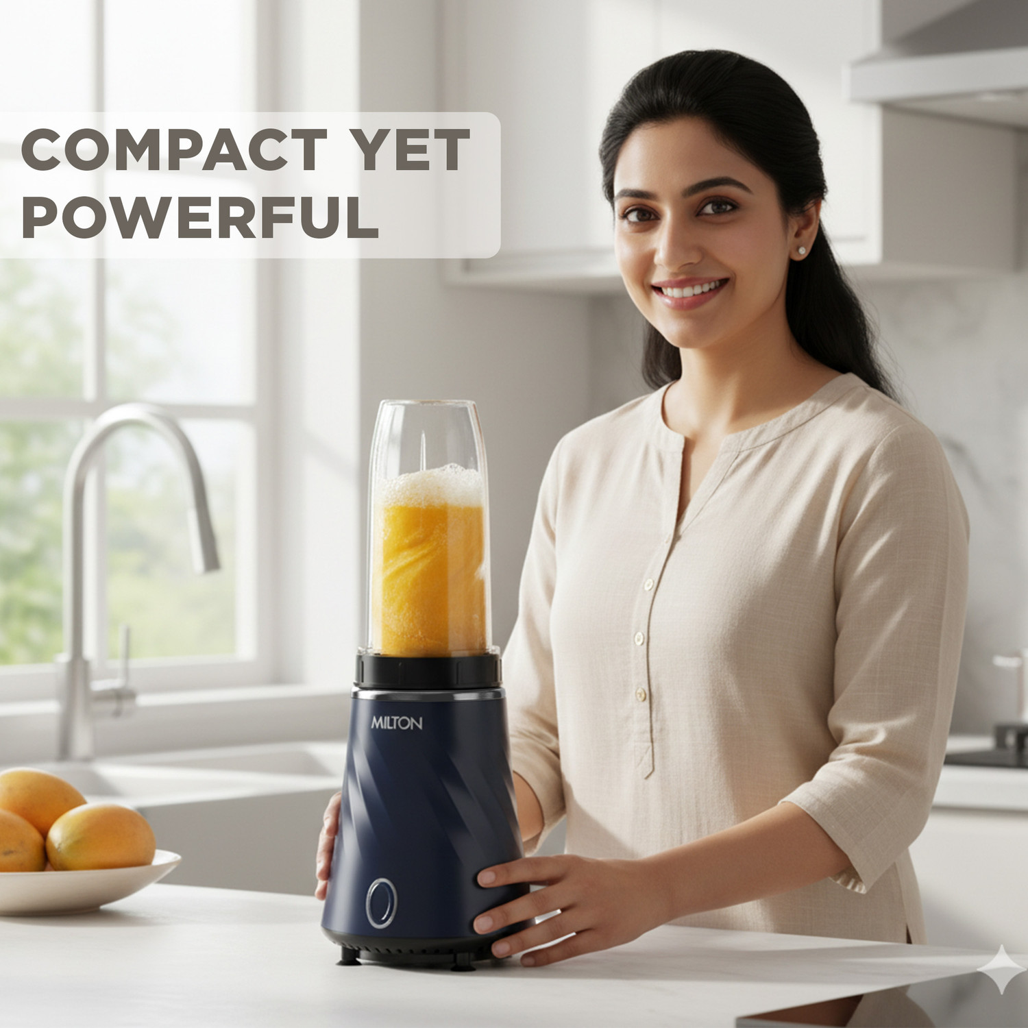 Image of MILTON Nutripure Nutri Blender 350 W Juicer Mixer Grinder
