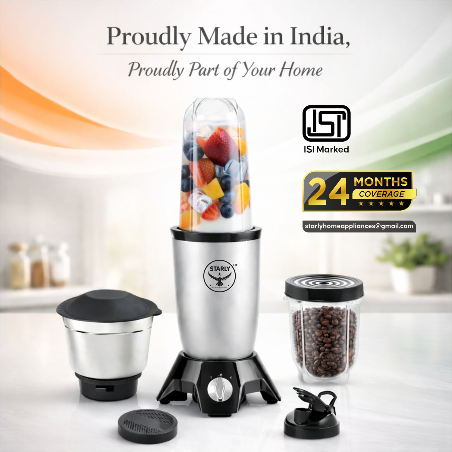 Image of Starly Enterprises Best Home Mixer Grinder 500 W Juicer Mixer Grinder