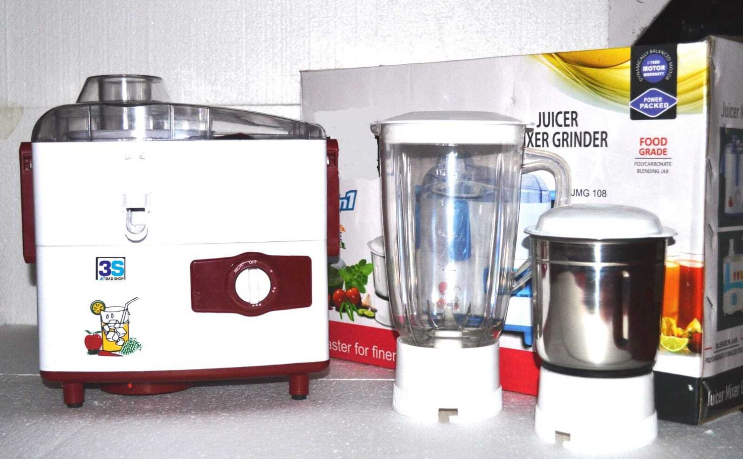 Image of 3S eDAD SHOP Classic Series 500 W Juicer Mixer Grinder