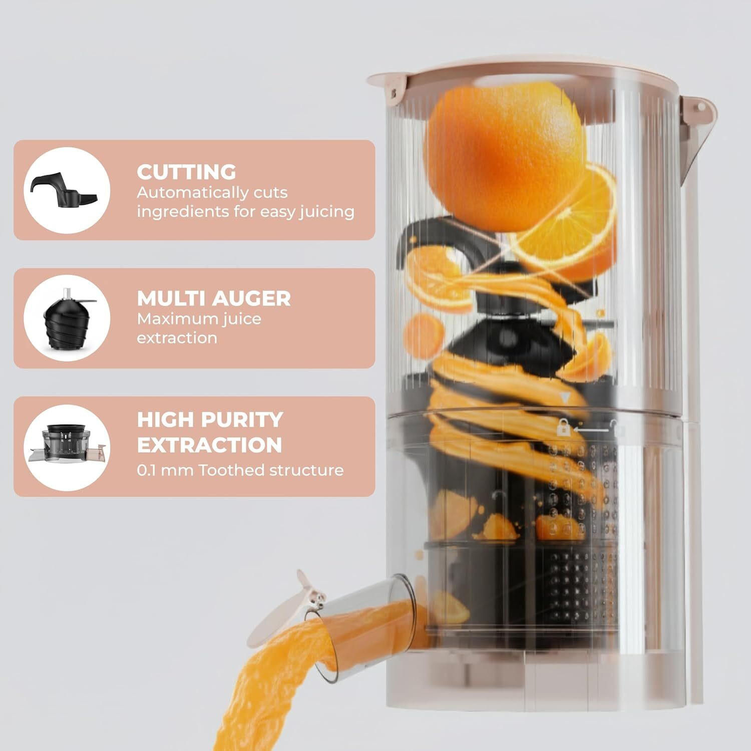 Image of CPENSUS CPE25 200 W Juicer Mixer Grinder