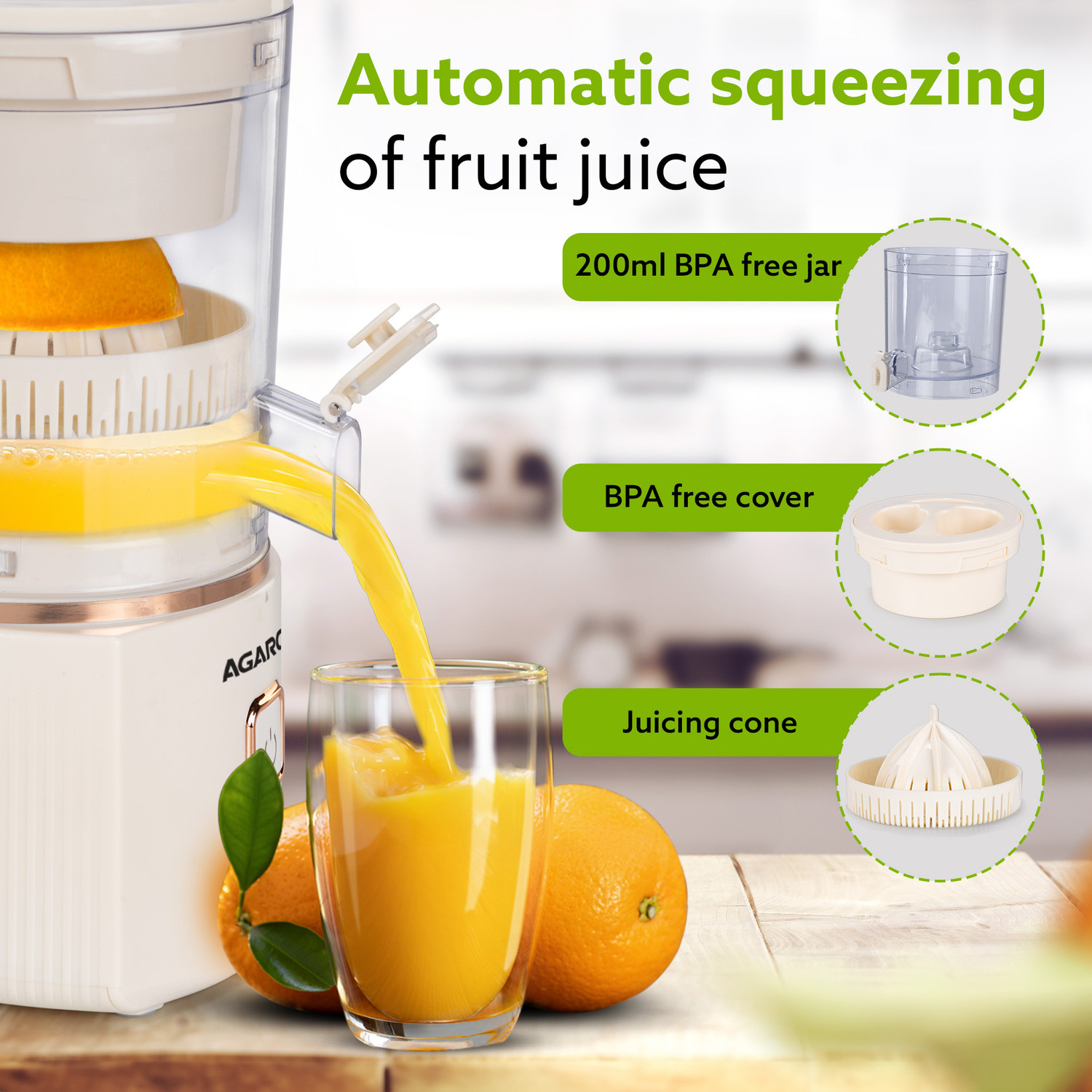 Image of AGARO NA 240 W Juicer