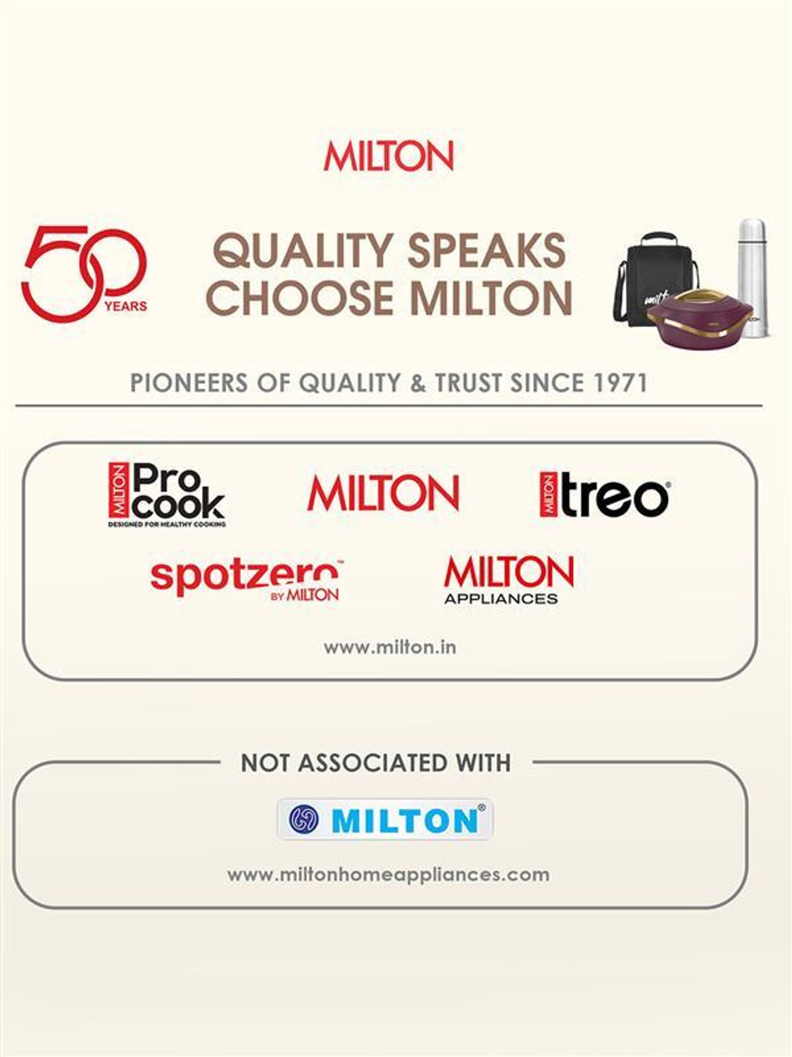 Image of MILTON Artis 800 W Juicer Mixer Grinder