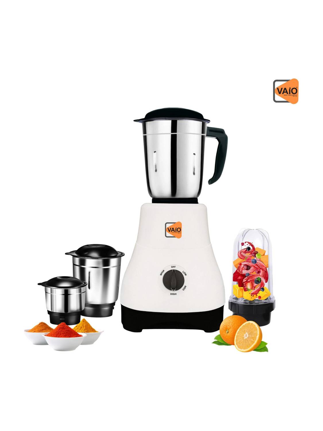 Vaio Mini Nexa Juicer Mixer Grinder Mega Powertron Motor 750 W Mixer Grinder