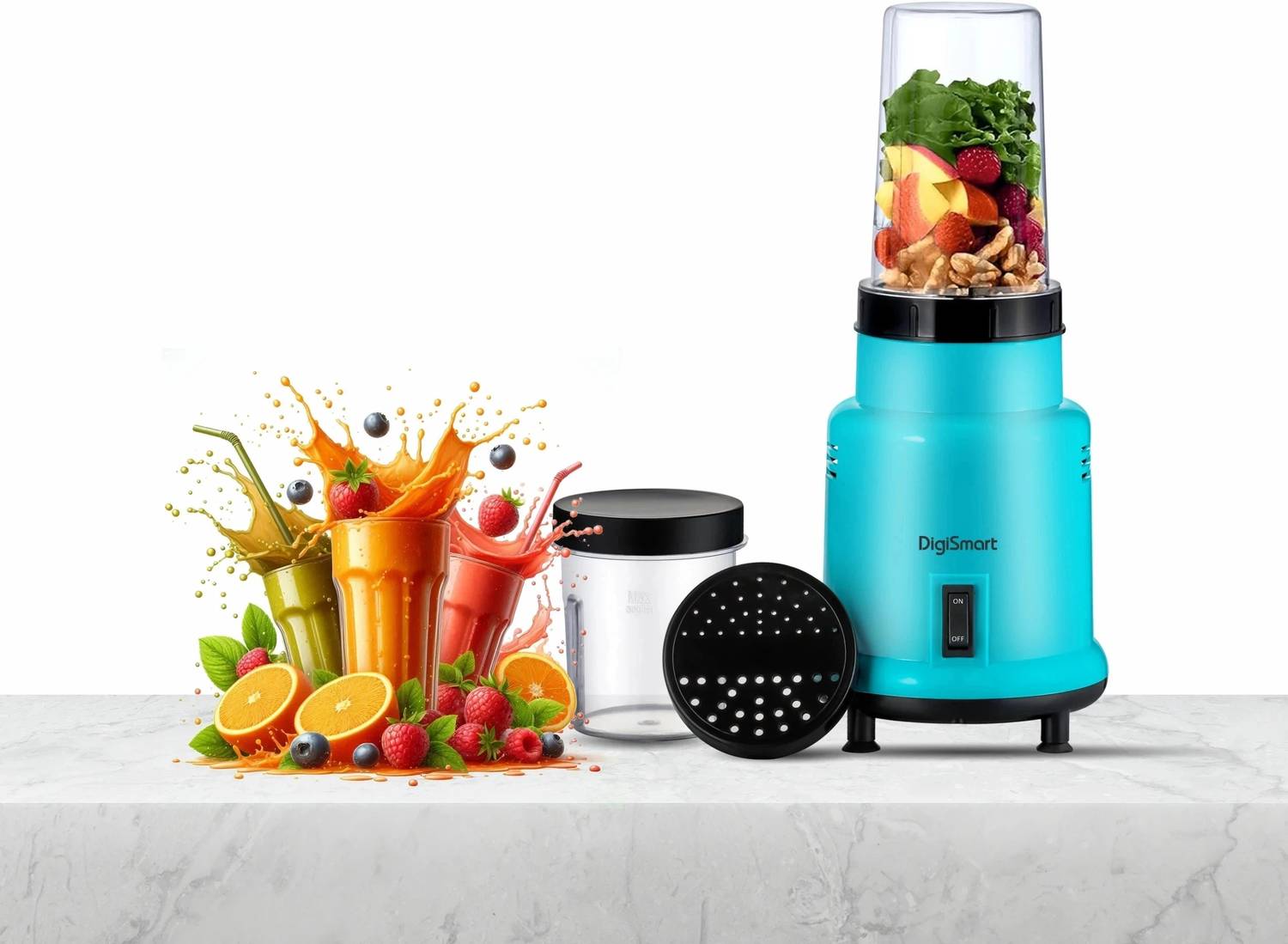 DIGISMART Easy Mix Nutri 500W Juicer Mixer Grinder - Image 1