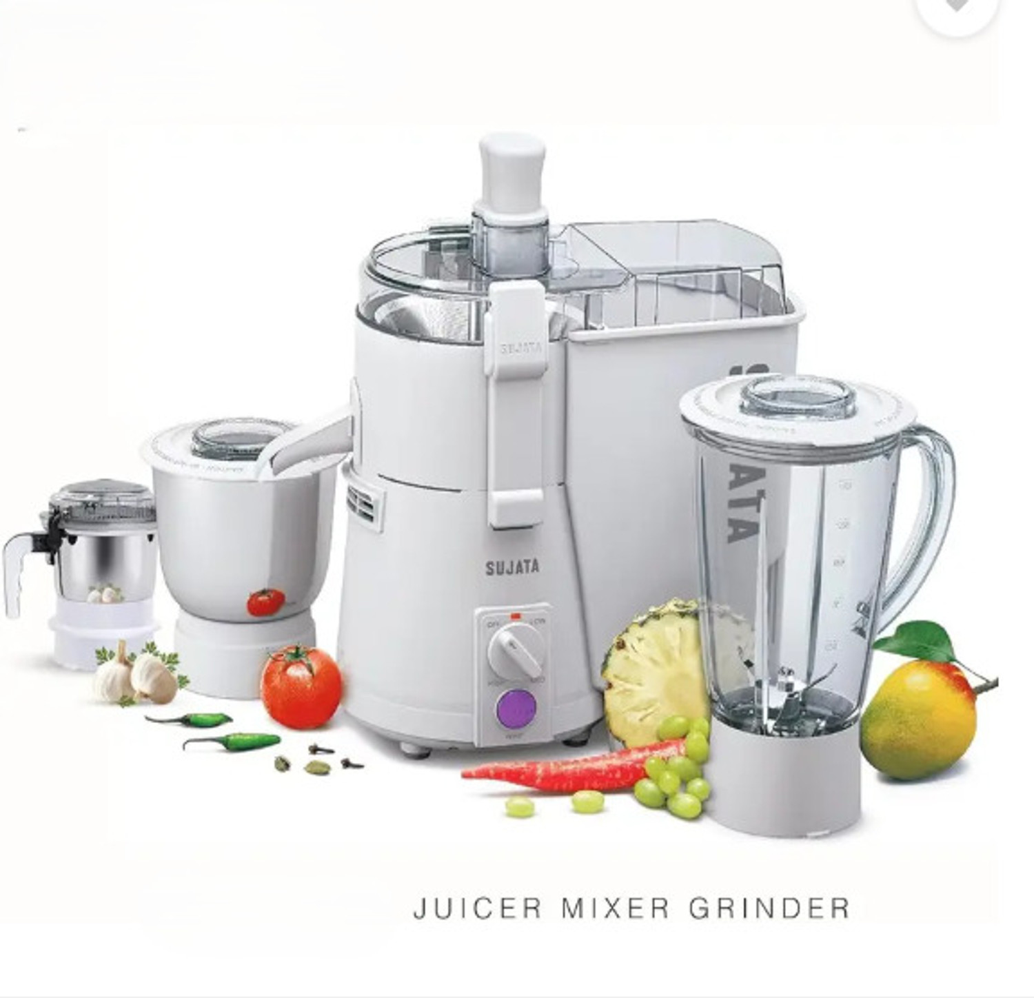 Image of SUJATA Powermatic All In One Maxima 900 W Juicer Mixer Grinder