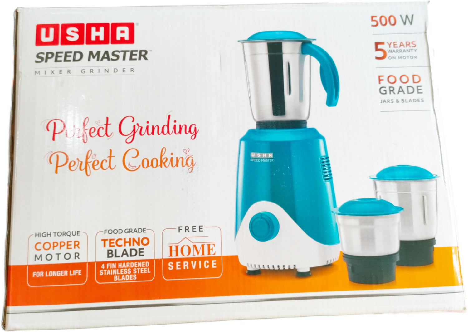 Image of USHA by Usha Popular 500 W Mixer Grinder