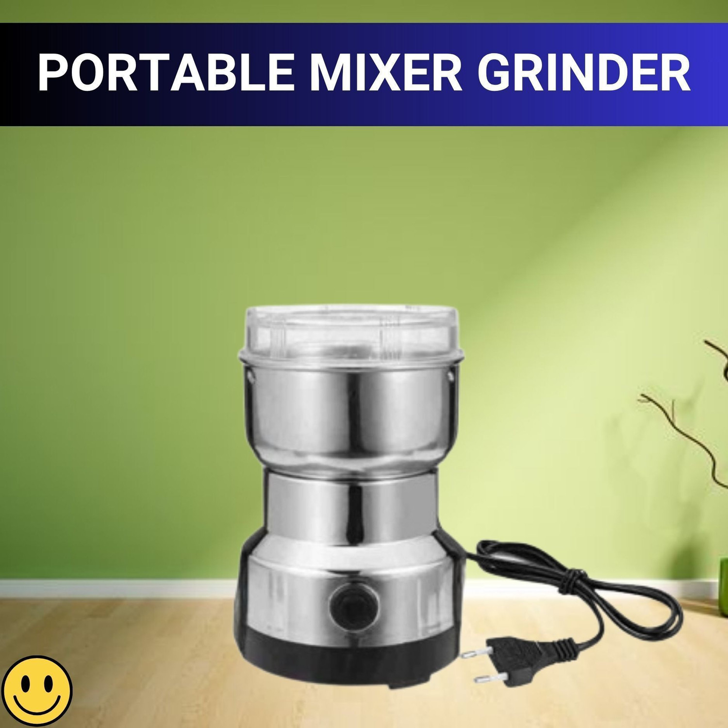 Image of HARIS STORE Electric Mixer Grinder & Coffee Maker for Kitchen Masala,Fruit &Onion GarlicB278 200 W Mixer Grinder