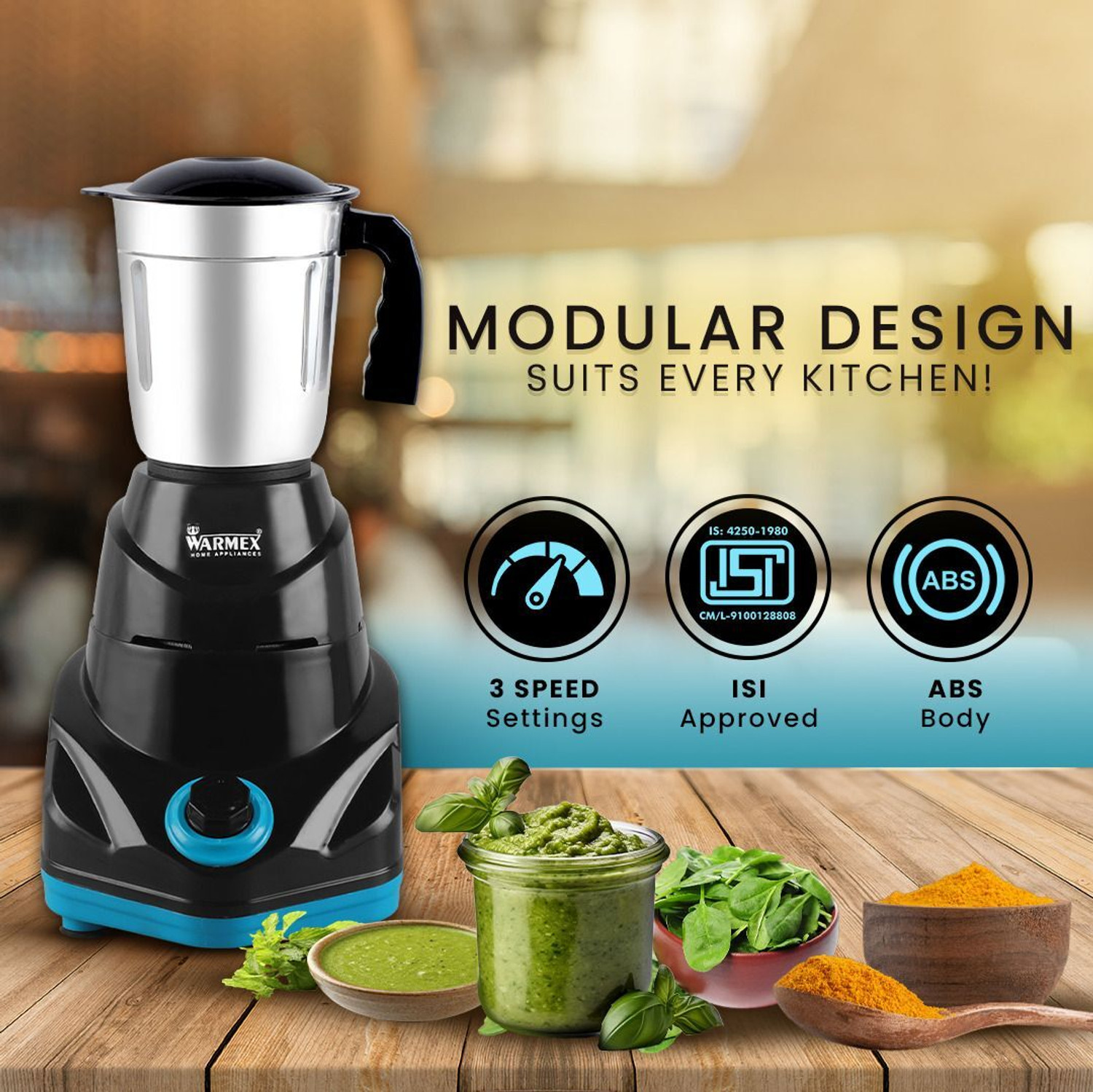 Image of Warmex Home Appliances mixer grinder 750 W Mixer Grinder