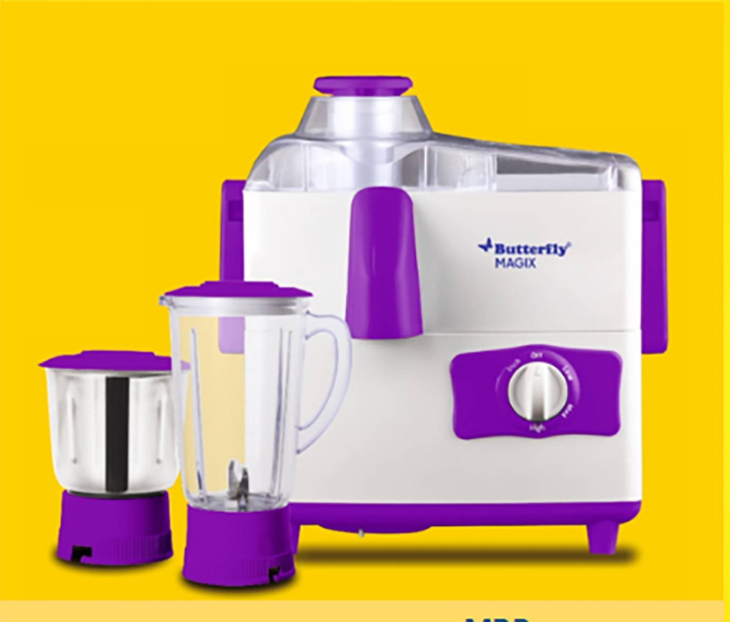 Butterfly Juicer 500 W Juicer Mixer Grinder