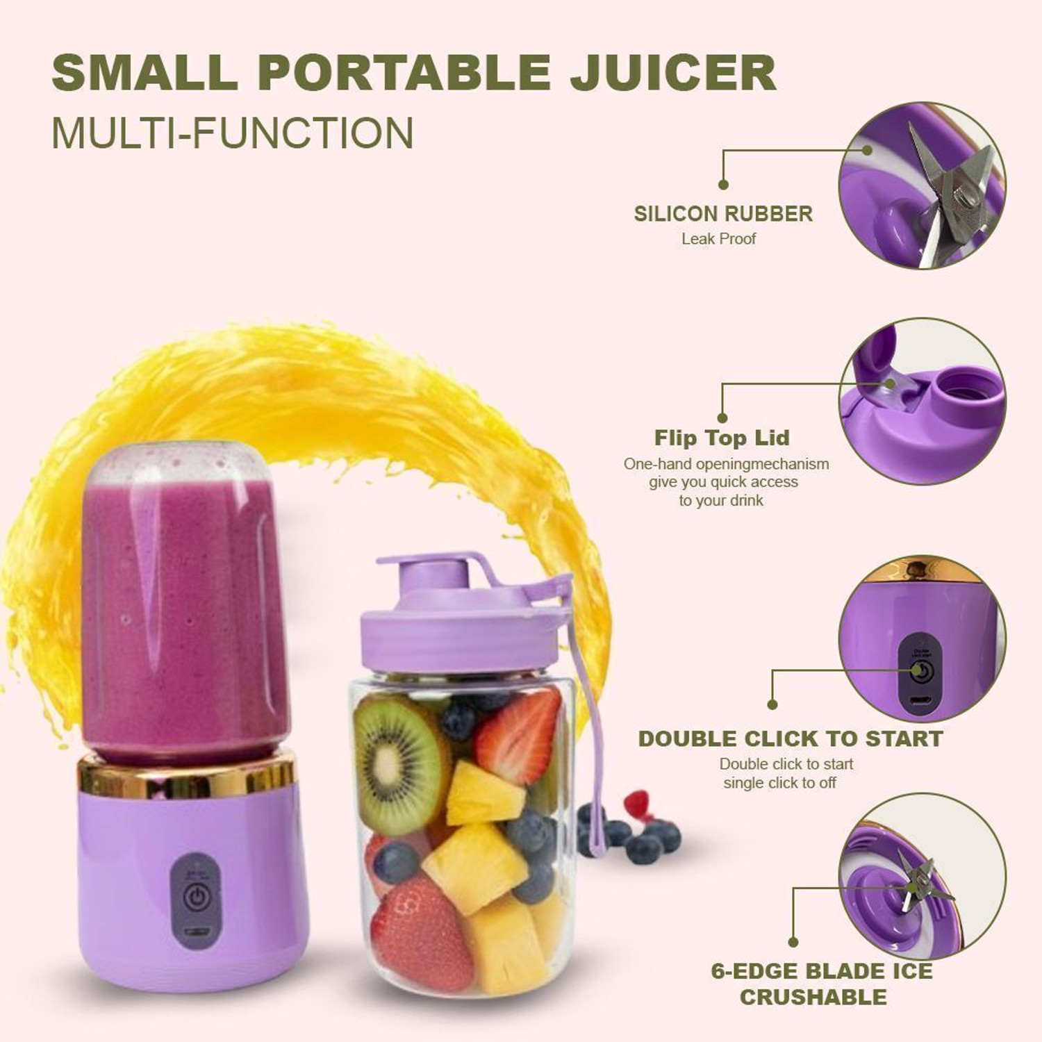 Image of Elvara creations Mixer Juicer Jar Hend Blender 550 W Juicer Mixer Grinder