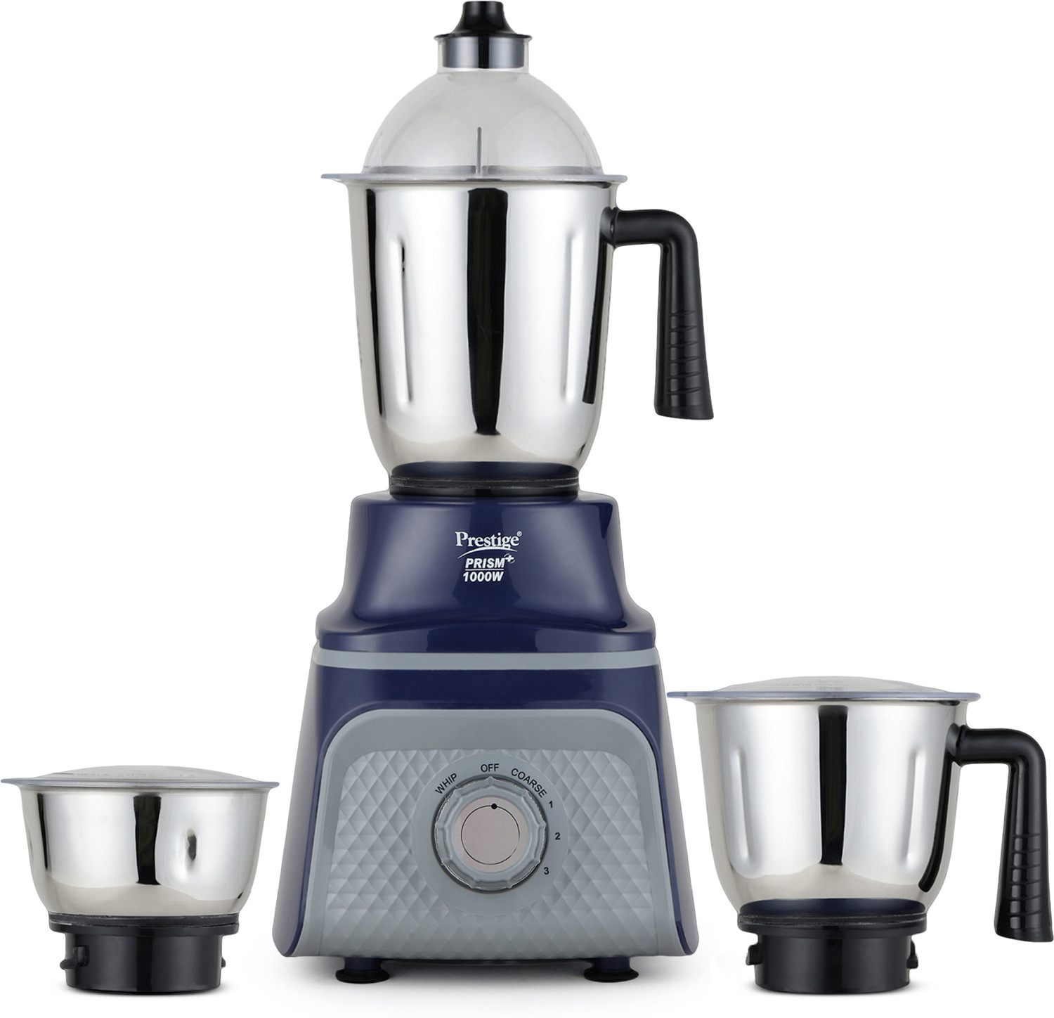 Image of Prestige Prism Plus |3 super efficient blades|4 Speed Control|Unique Coarse Grinding Mode 1000 W Mixer Grinder