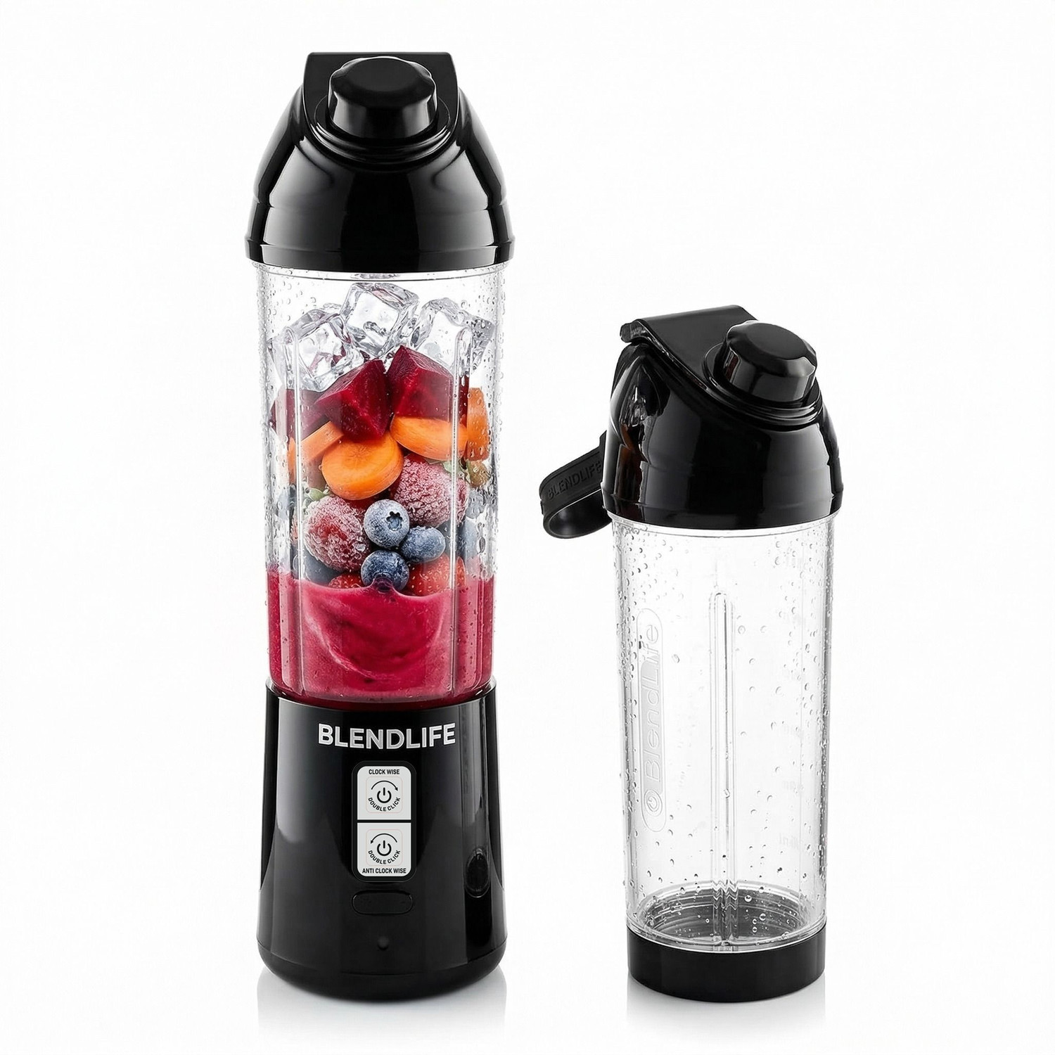 Image of BlendLife Portable Blender, 700ml, Patented Pulse Mode & Reverse Blend, Made in Bharat 240 W Juicer Mixer Grinder