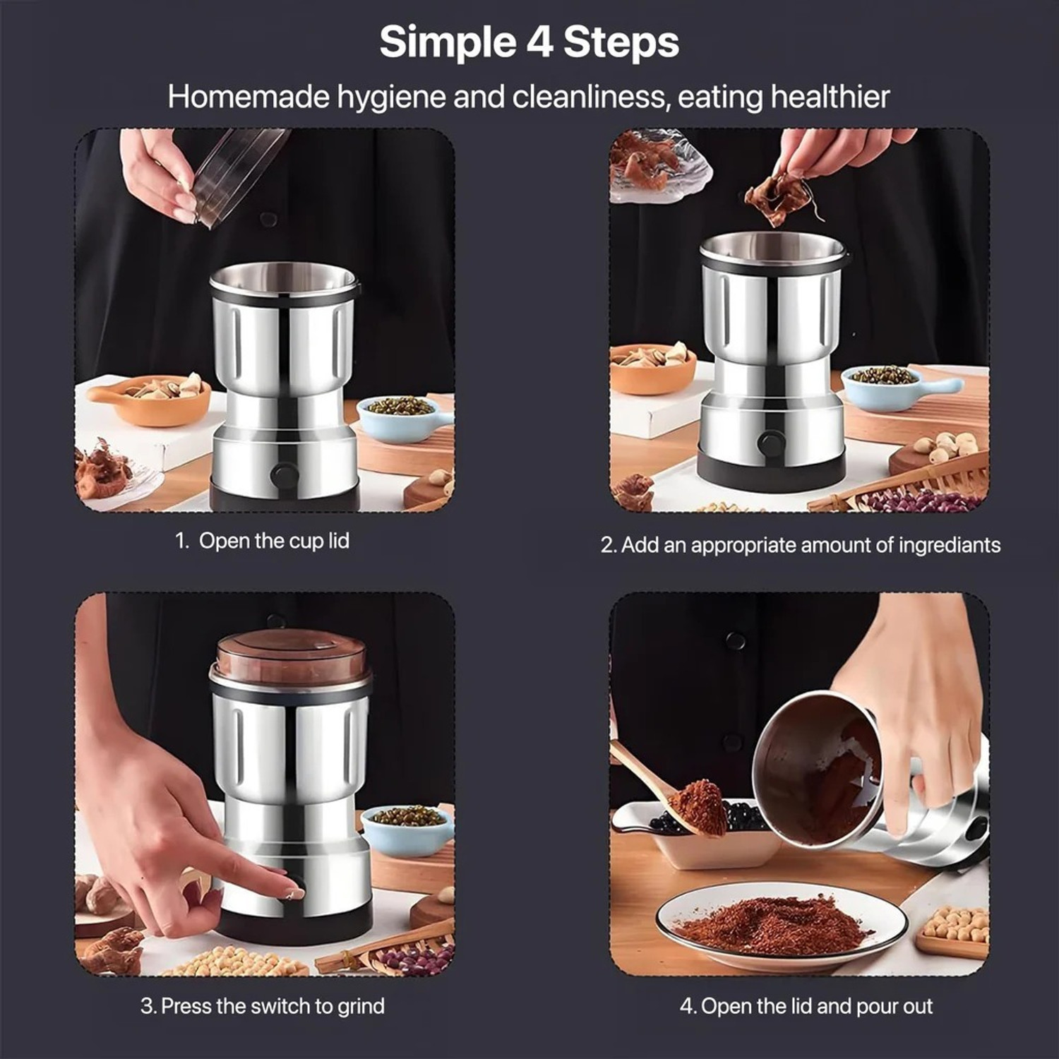 Image of TECHNEST NIMA 150 W Mixer Grinder