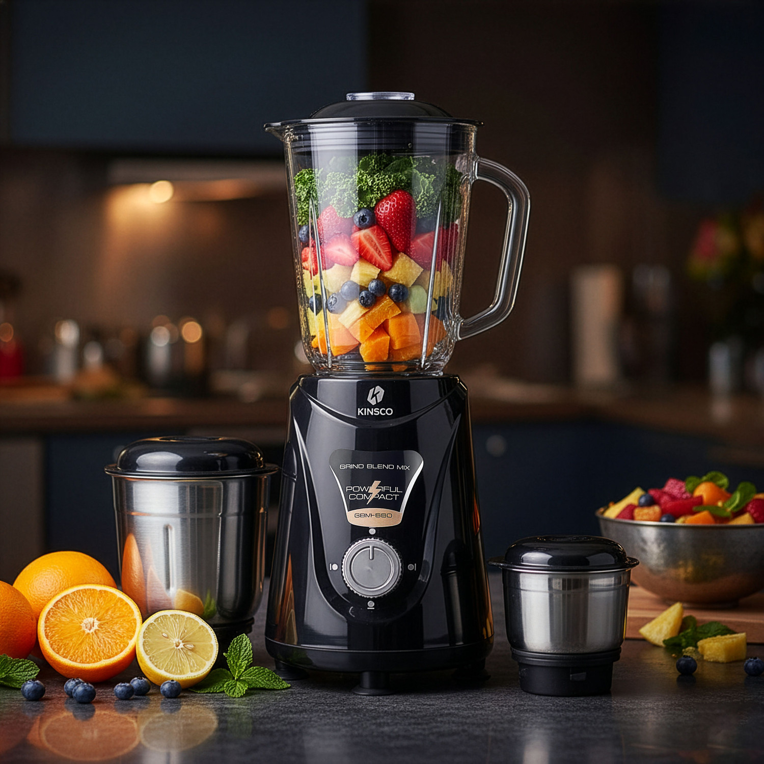 Image of Kinsco GBM-550 550 W Juicer Mixer Grinder