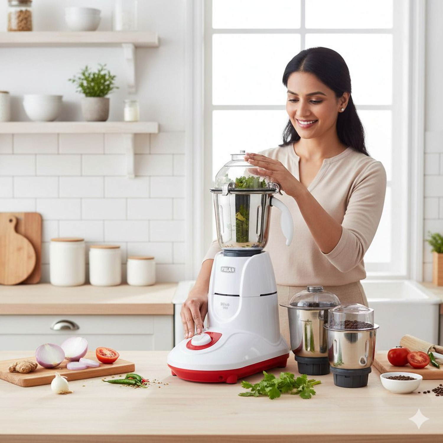 Image of Polar MIXO 750 W Mixer Grinder