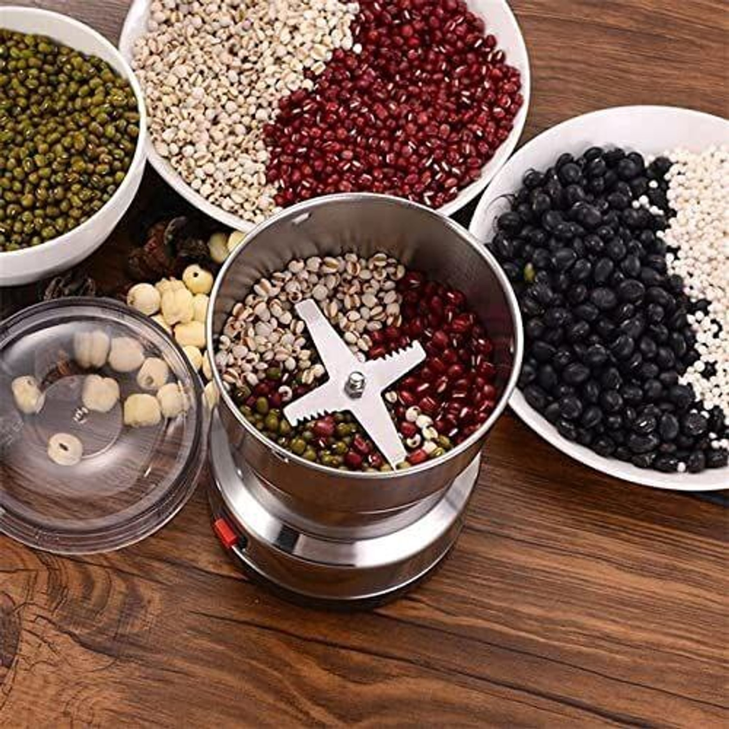 Image of Sedoka Stainless Steel Bowl & Metal Blade 150 Mixer Grinder (1 Jar, White) 300 W Mixer Grinder