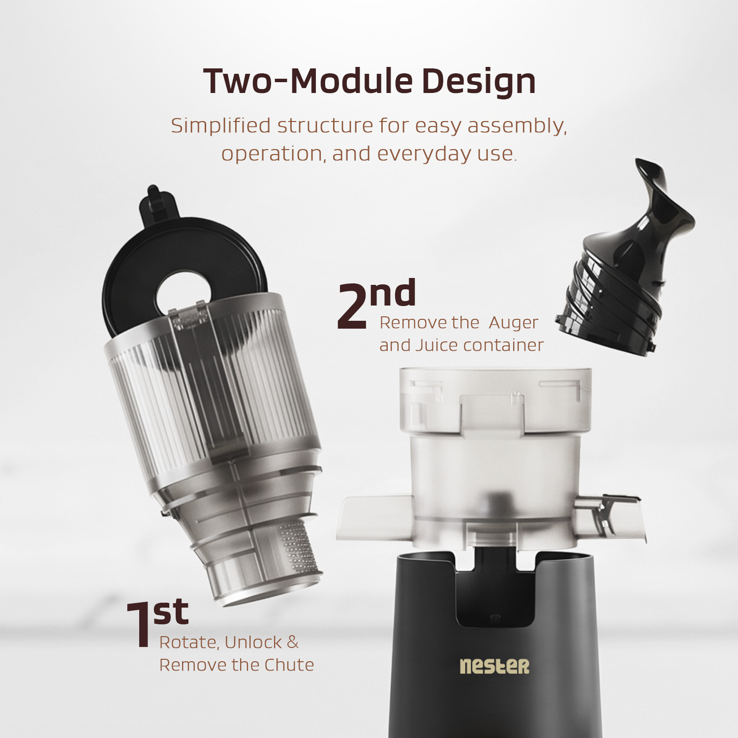 Image of NESTER Everyday Cold Press Juicer 300 W Juicer