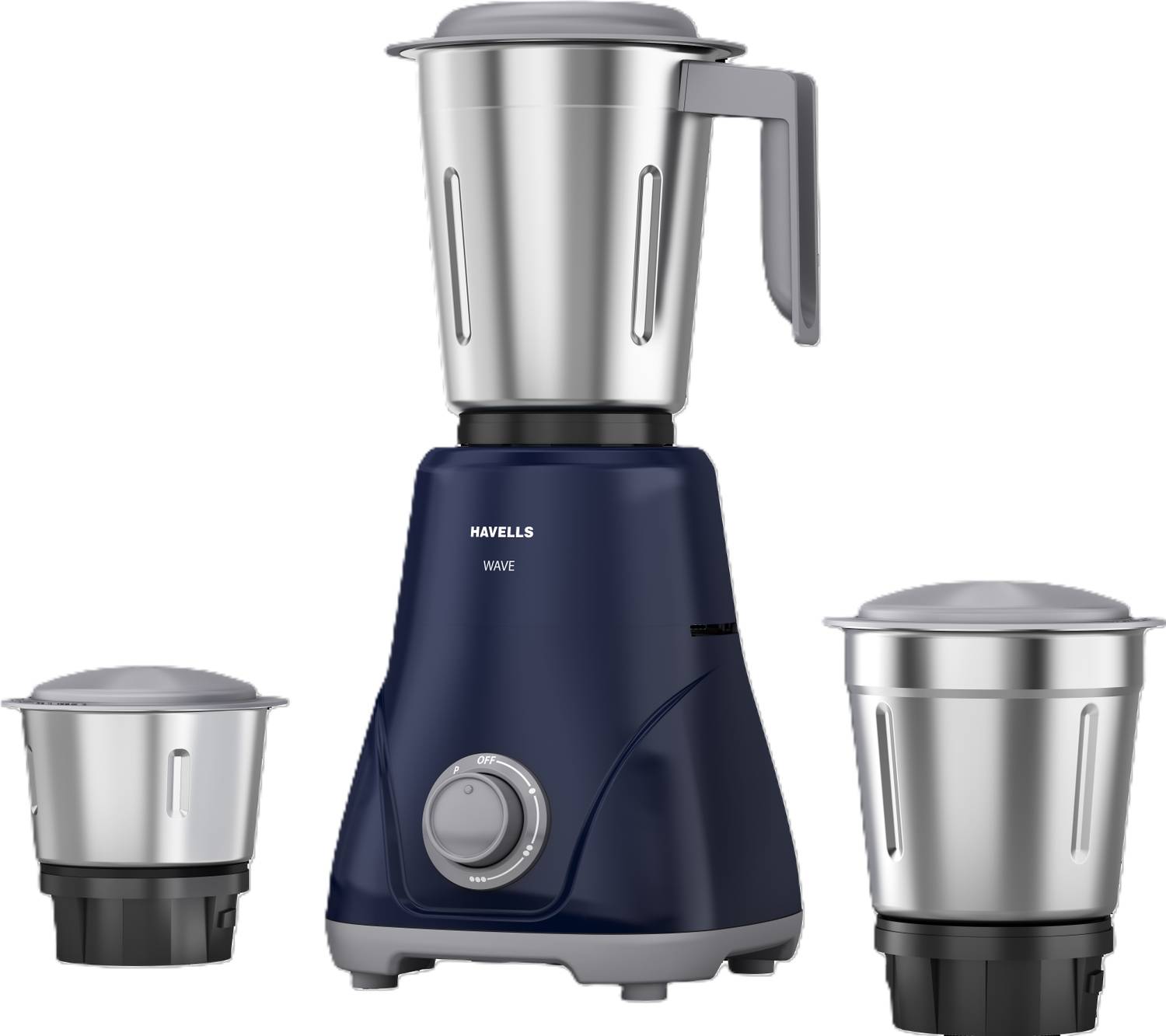 HAVELLS Wave 500 W Mixer Grinder Blue - Image 1