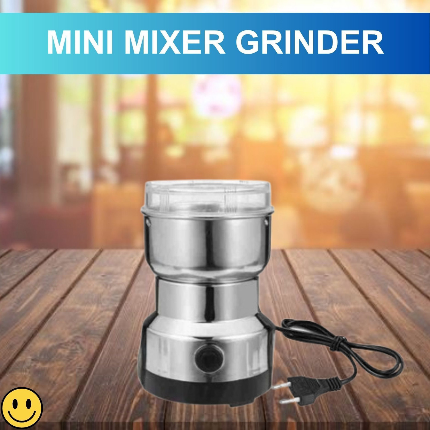 Image of HARIS STORE Electric Mixer Grinder & Coffee Maker for Kitchen Masala,Fruit &Onion GarlicB260 200 W Mixer Grinder