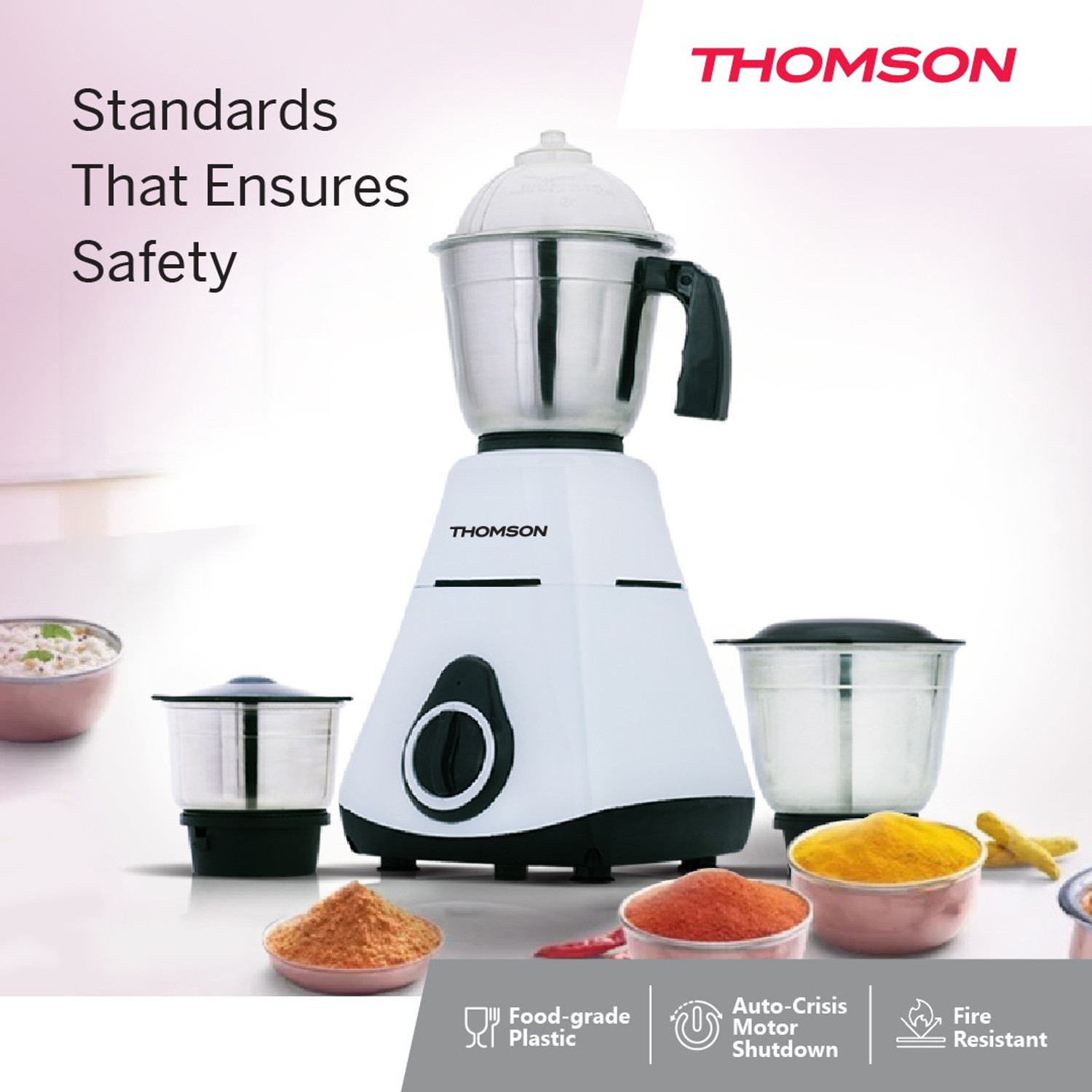 Image of Thomson MX01 500 W Juicer Mixer Grinder