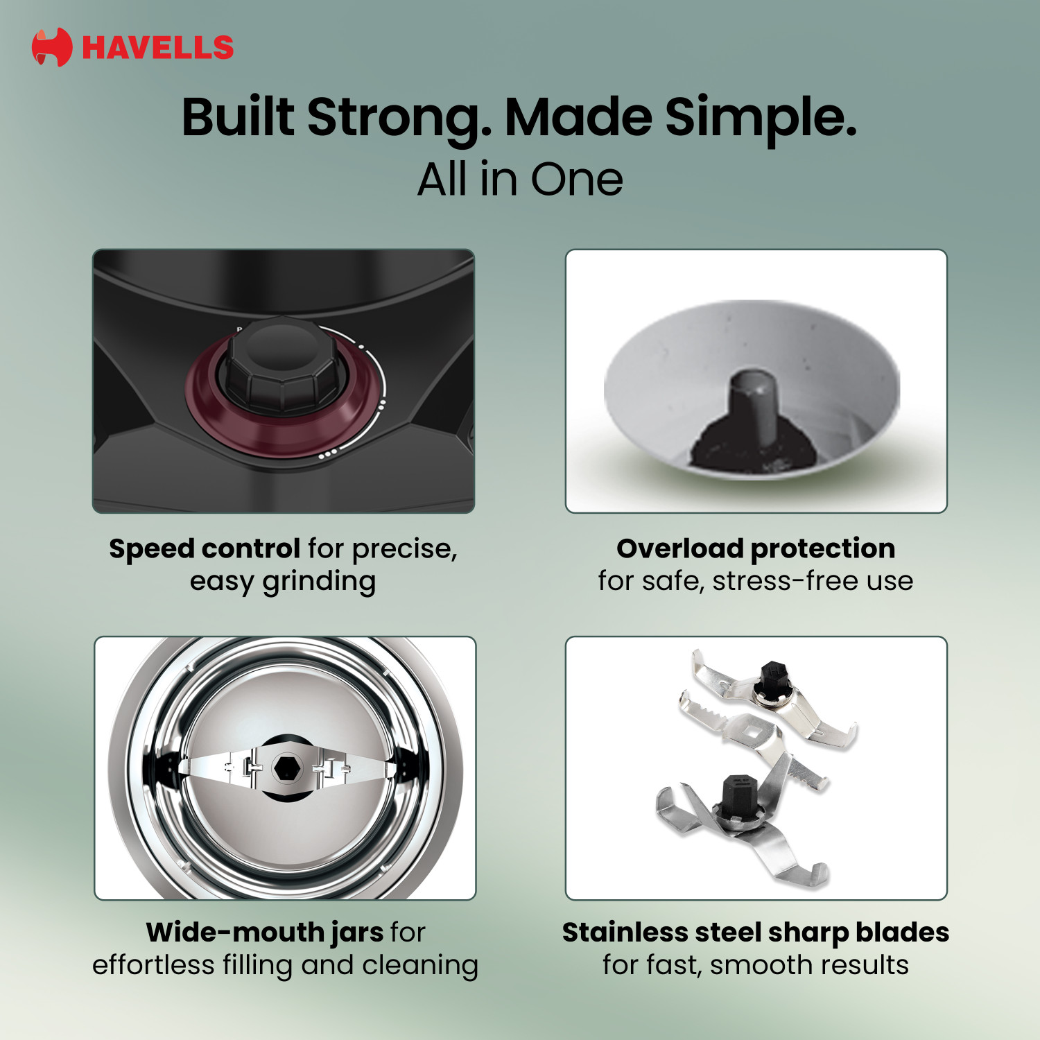 Image of HAVELLS Prisma 750 W Mixer Grinder