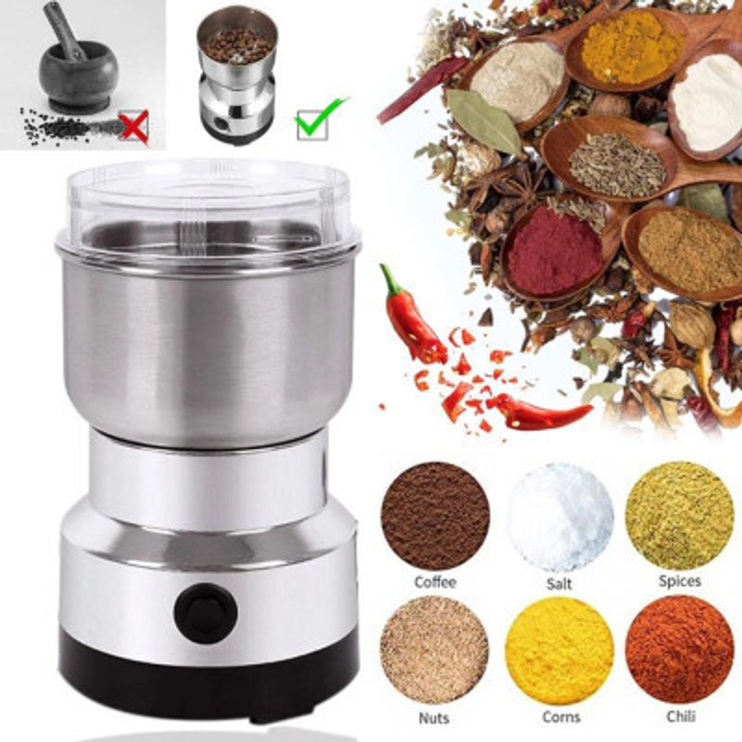 Image of TECHNEST NIMA GRINDER 150 W Mixer Grinder