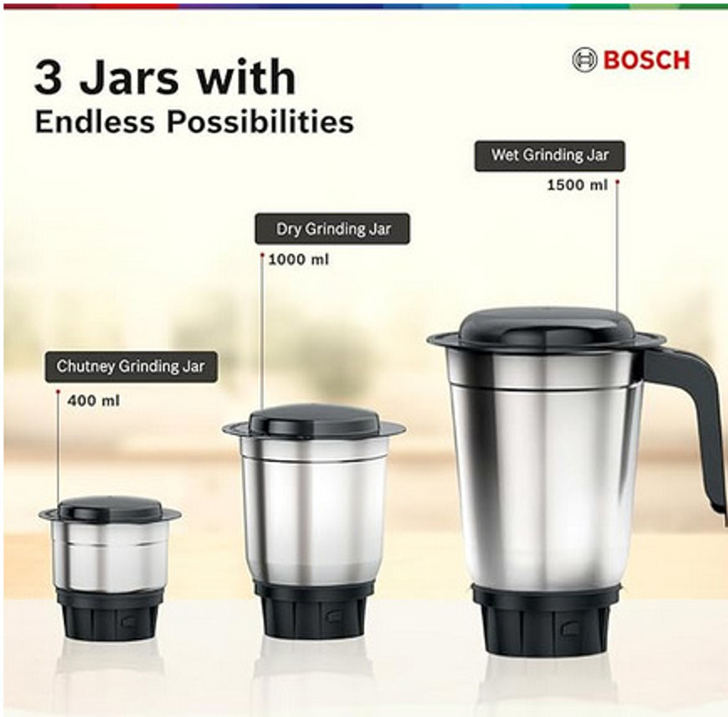 Image of BOSCH TrueMixx 750 W Mixer Grinder