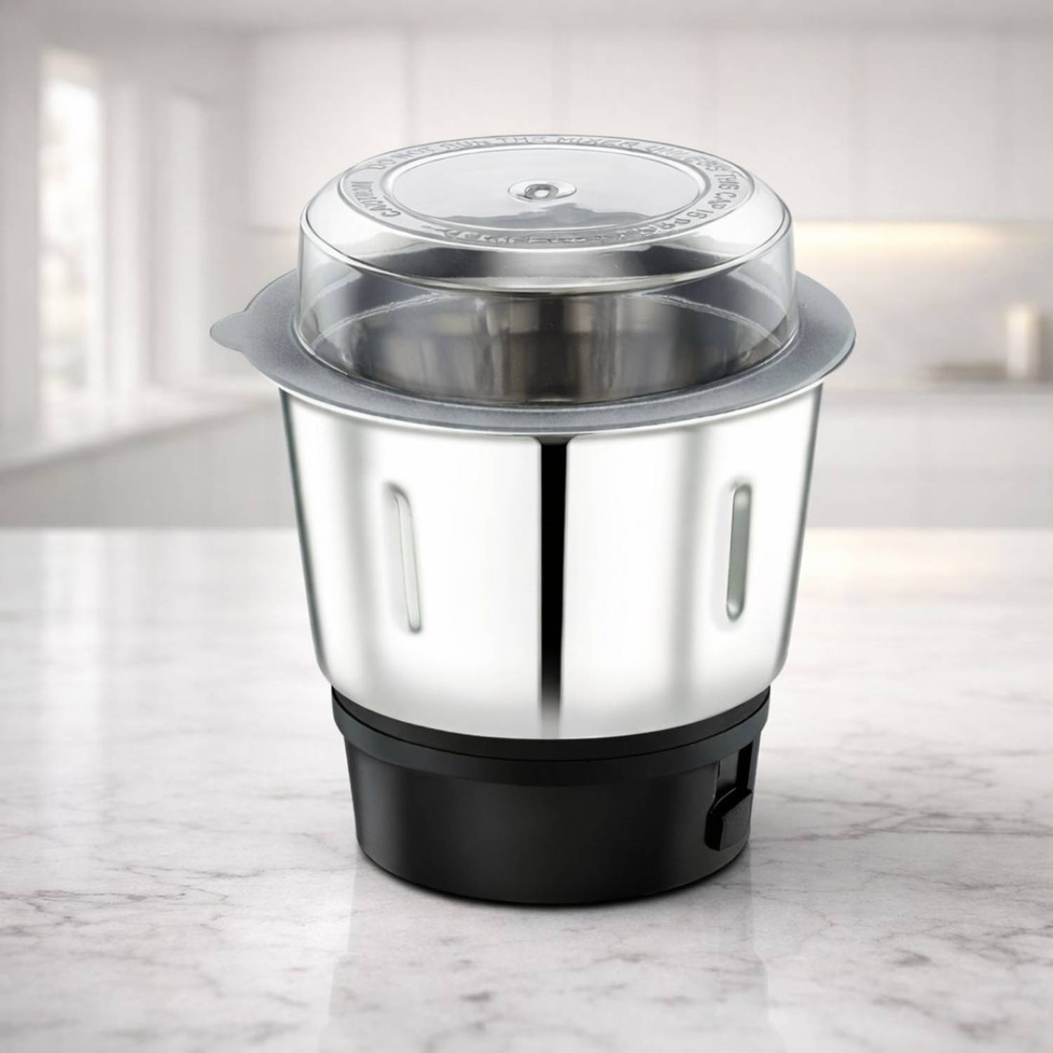 AARADHYA Mixer Grinder Chutney Jar Fit on 2 Lock & 4 Teeth Coupler Mixer Juicer Jar