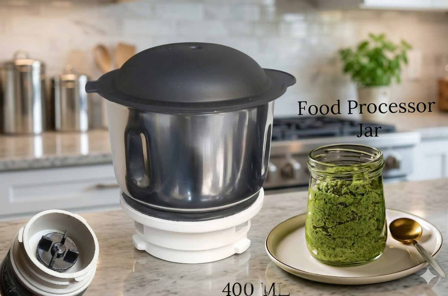Image of Inalsa Food Processor Chutney & Grinder Jar inchFiesta / Craze DX & Wonder Maxie Plus V2 inch Mixer Juicer Jar