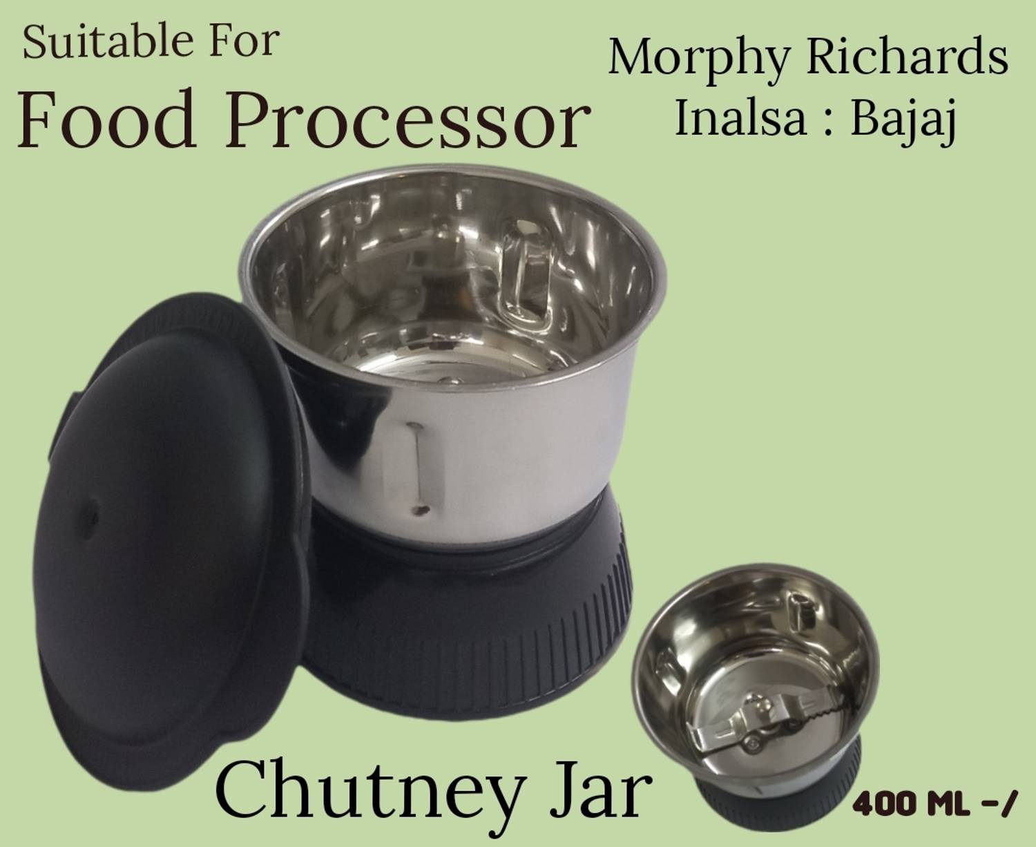 BAJAJ FX-1000 Food Processor Chatni/Grinder Jar ! Morphy Richards