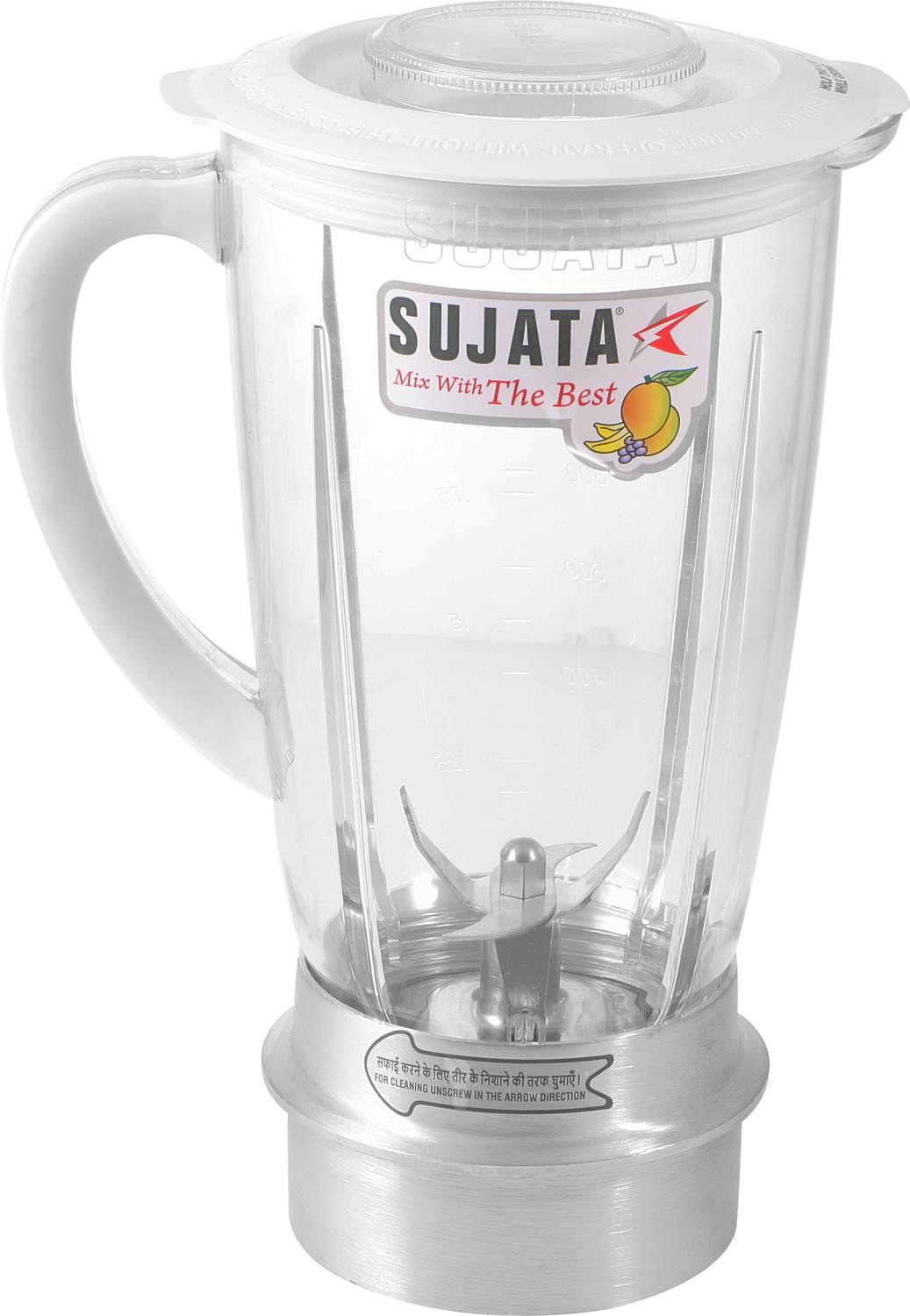 SUJATA Plastic Almunium Base Mixer Juicer Jar