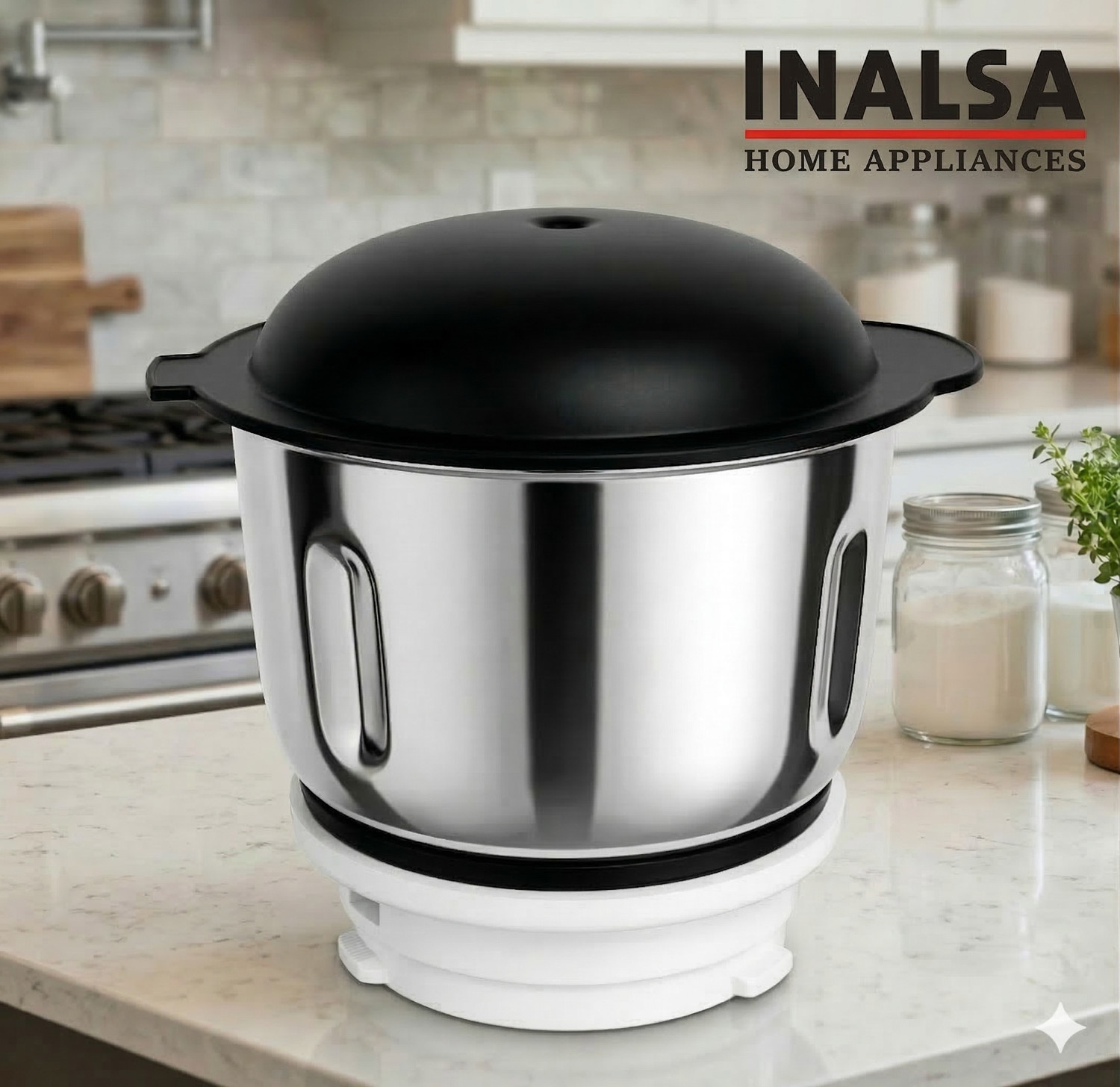 Image of Inalsa Food Processor Chutney & Grinder Jar inchFiesta / Craze DX & Wonder Maxie Plus V2 inch Mixer Juicer Jar