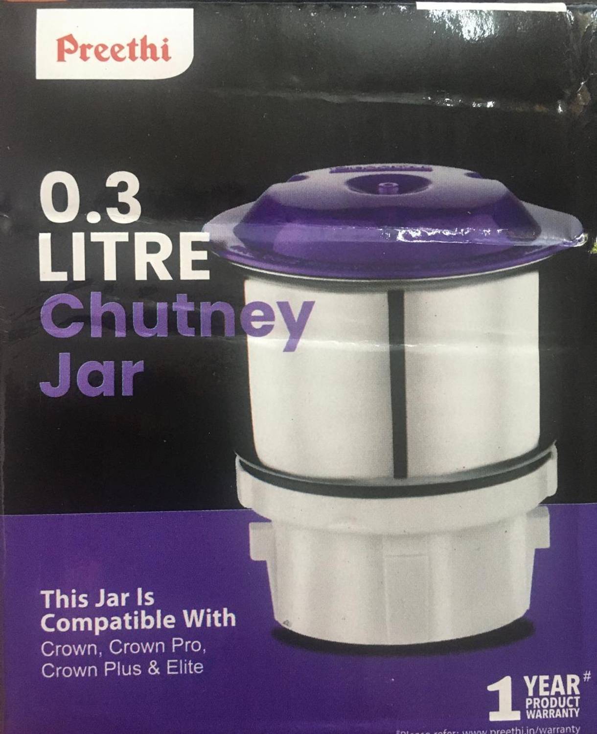 Preethi MGA533 Crown series Mixer Juicer Jar