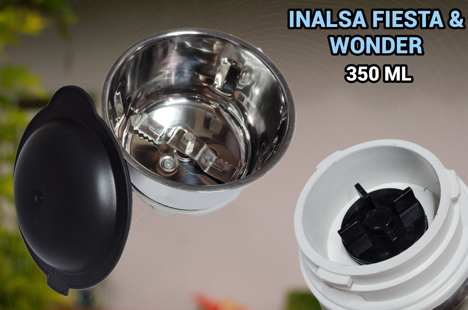 Image of Inalsa Food Processor Chutney & Grinder Jar inchFiesta / Craze DX & Wonder Maxie Plus V2 inch Mixer Juicer Jar